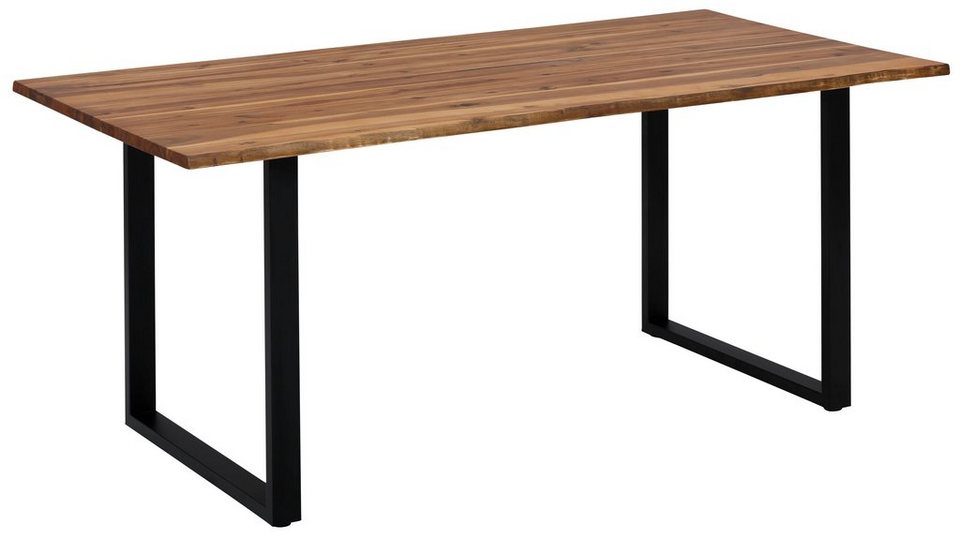 in verschiedenen Größen Tischplattenstärke mm, Jenny HELA Massivholz, 26 Baumkantentisch I,