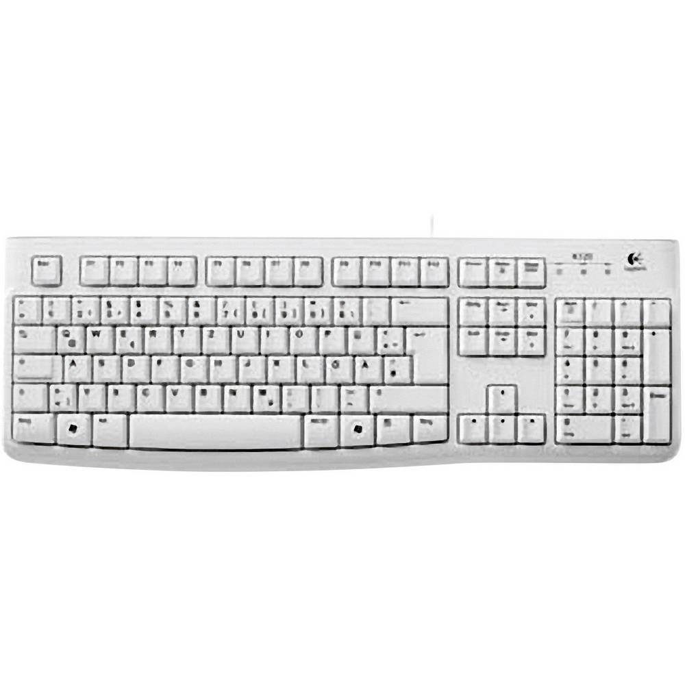 Tasten Business for nahezu mit Flache geräuschlosem Anschlag PC-Tastatur, Keyboard Logitech K120