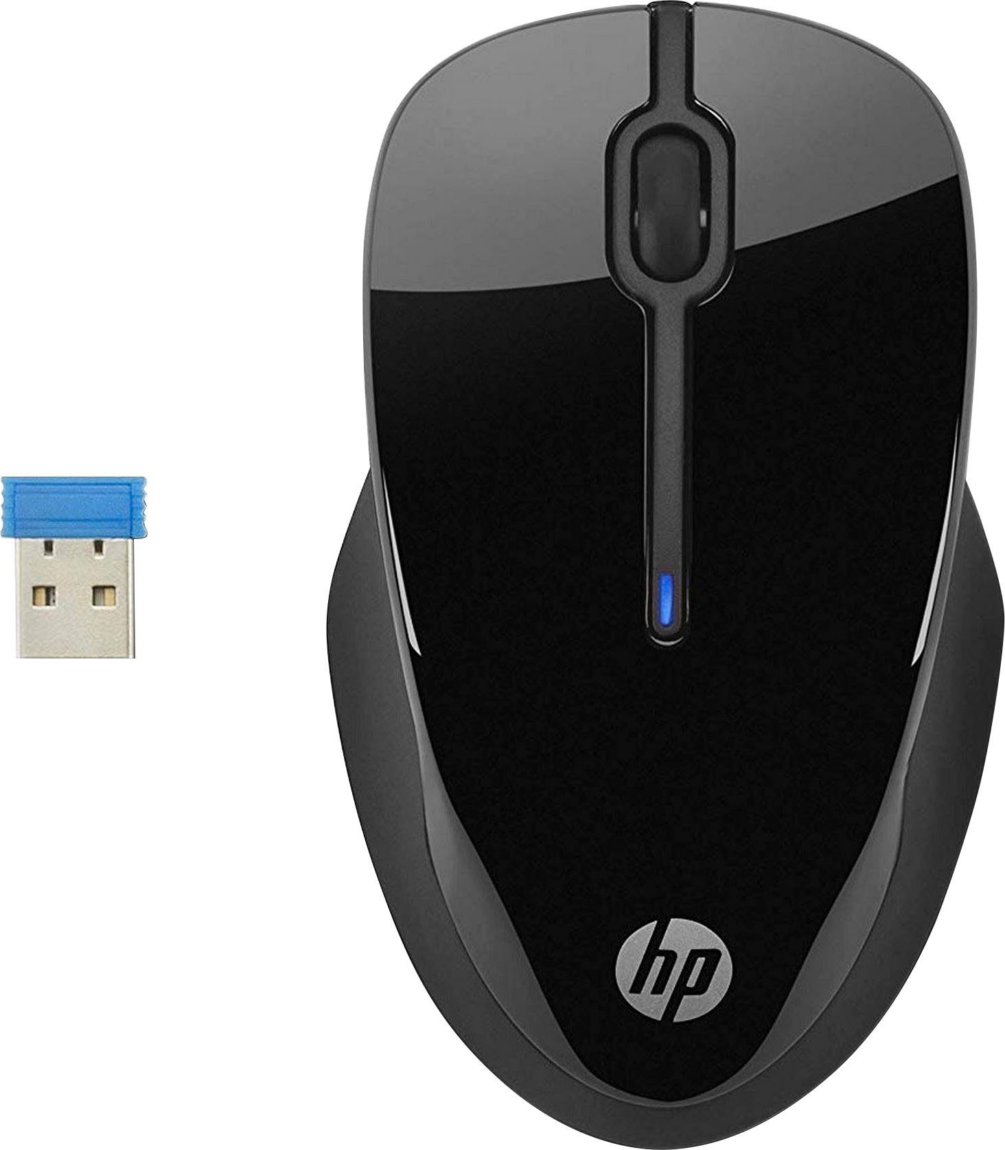 HP Wireless Mouse schwarz Maus (Funk) 220