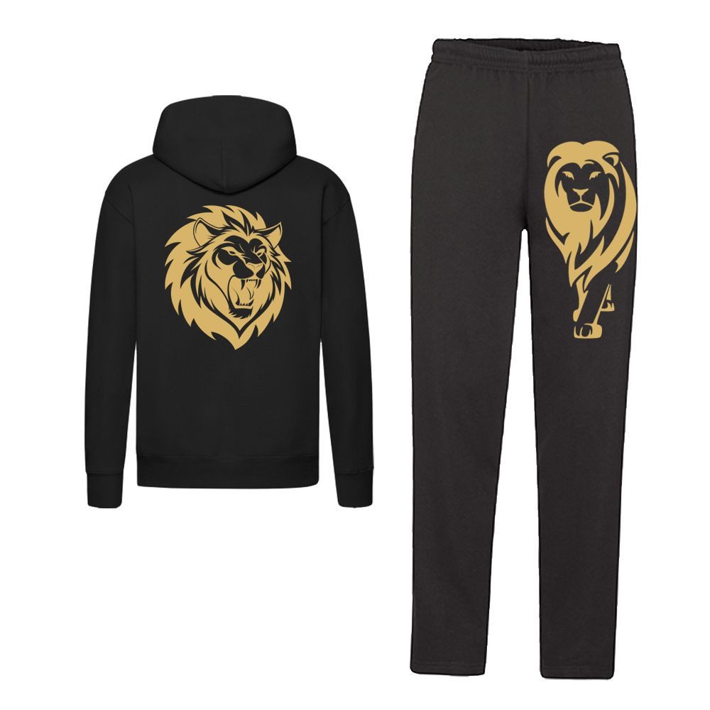 G-graphics Freizeitanzug Löwe (Set, 2-tlg., Hose & Hoodie), Freizeitset mit Jogging- / Sweaterhose & Hoodie