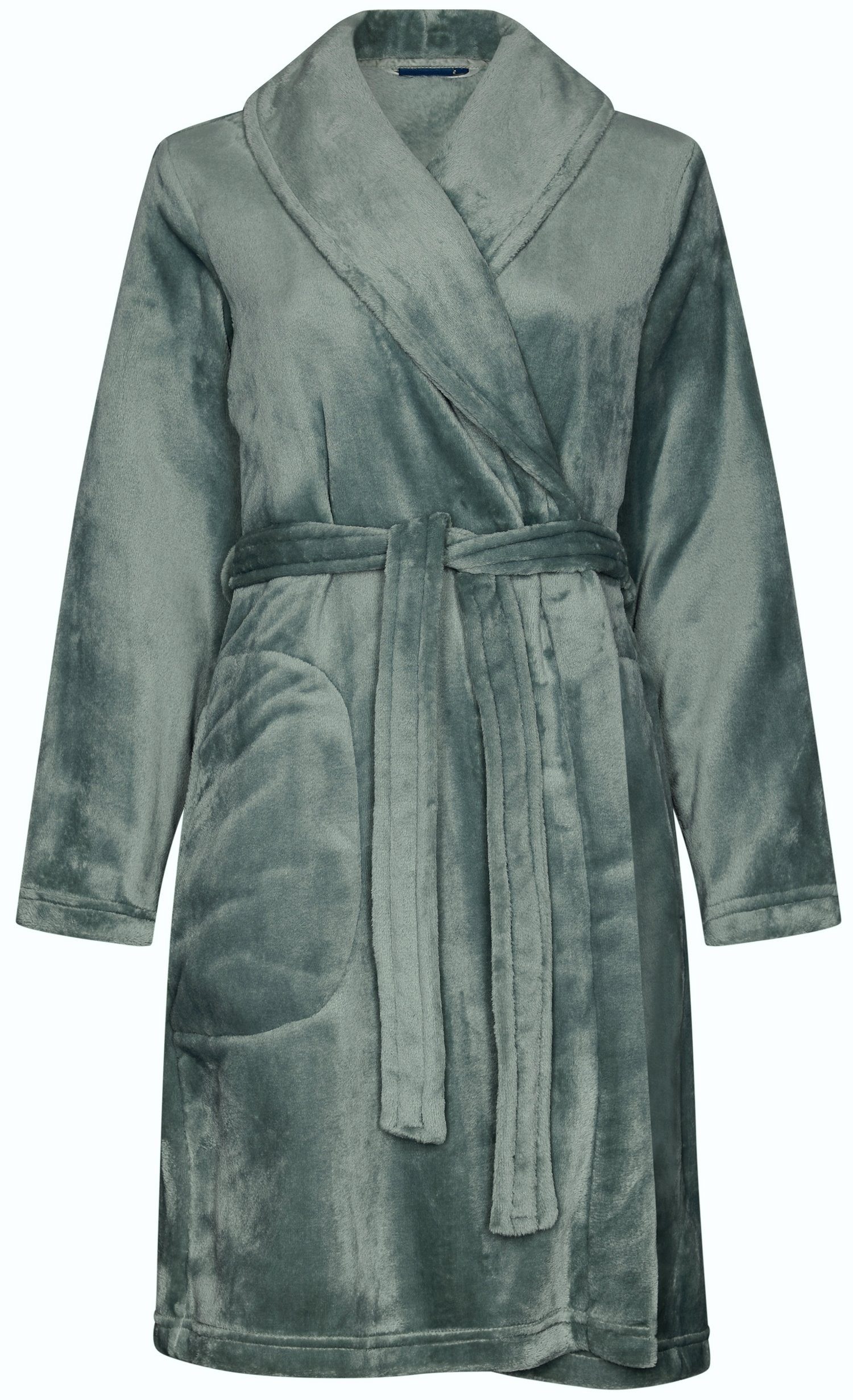 Pastunette Damenbademantel Kuscheliger Damen Saunamantel lang, lang, Polyester, Gürtel, Kuschelige Qualität