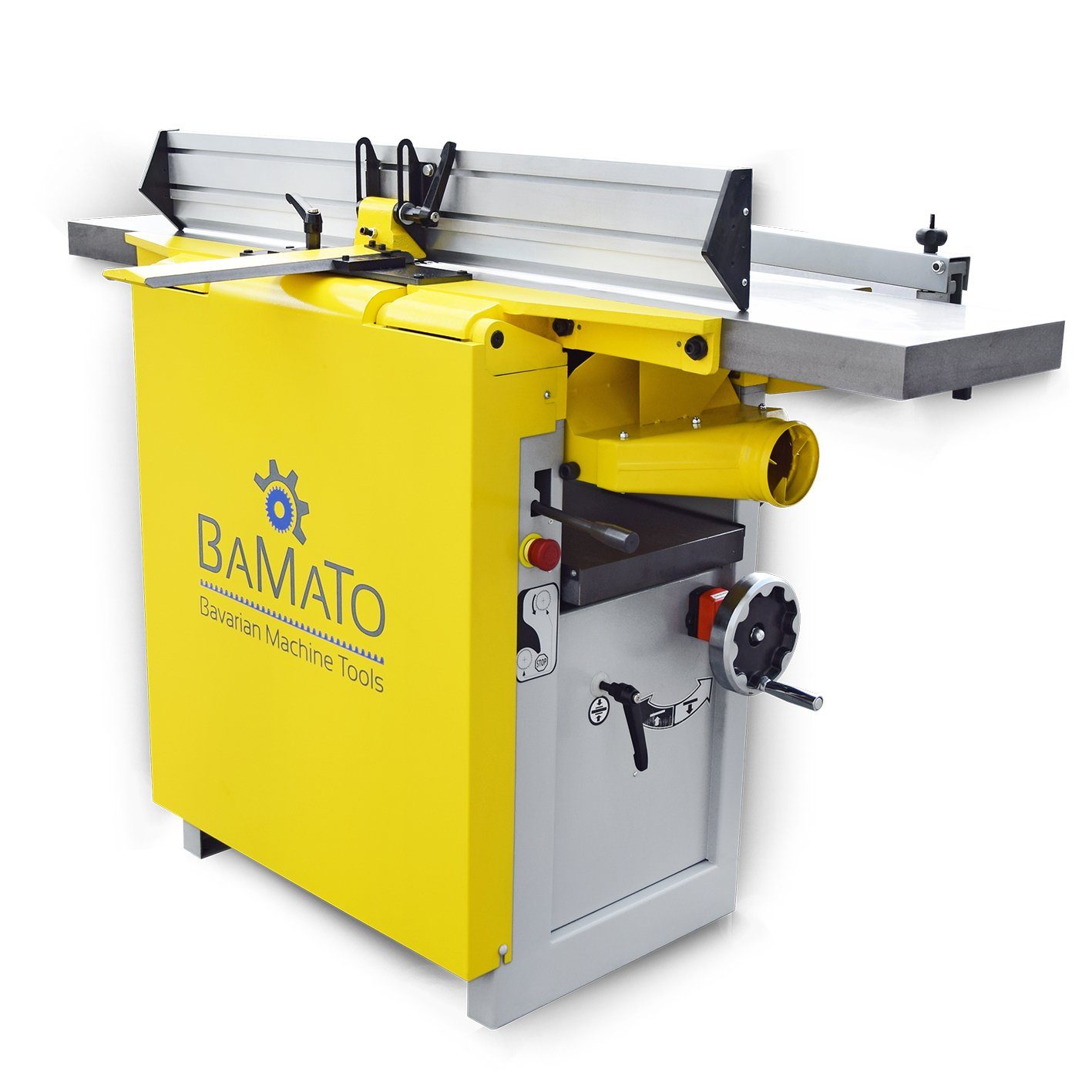 BAMATO Abricht- und Dickenhobelmaschine (1-tlg), 300 in Hobelbreite: Spiralmesserwelle, Hobel BHM-310PRO, Hobelmaschine, Feinjustierung, in mm, 4200 W