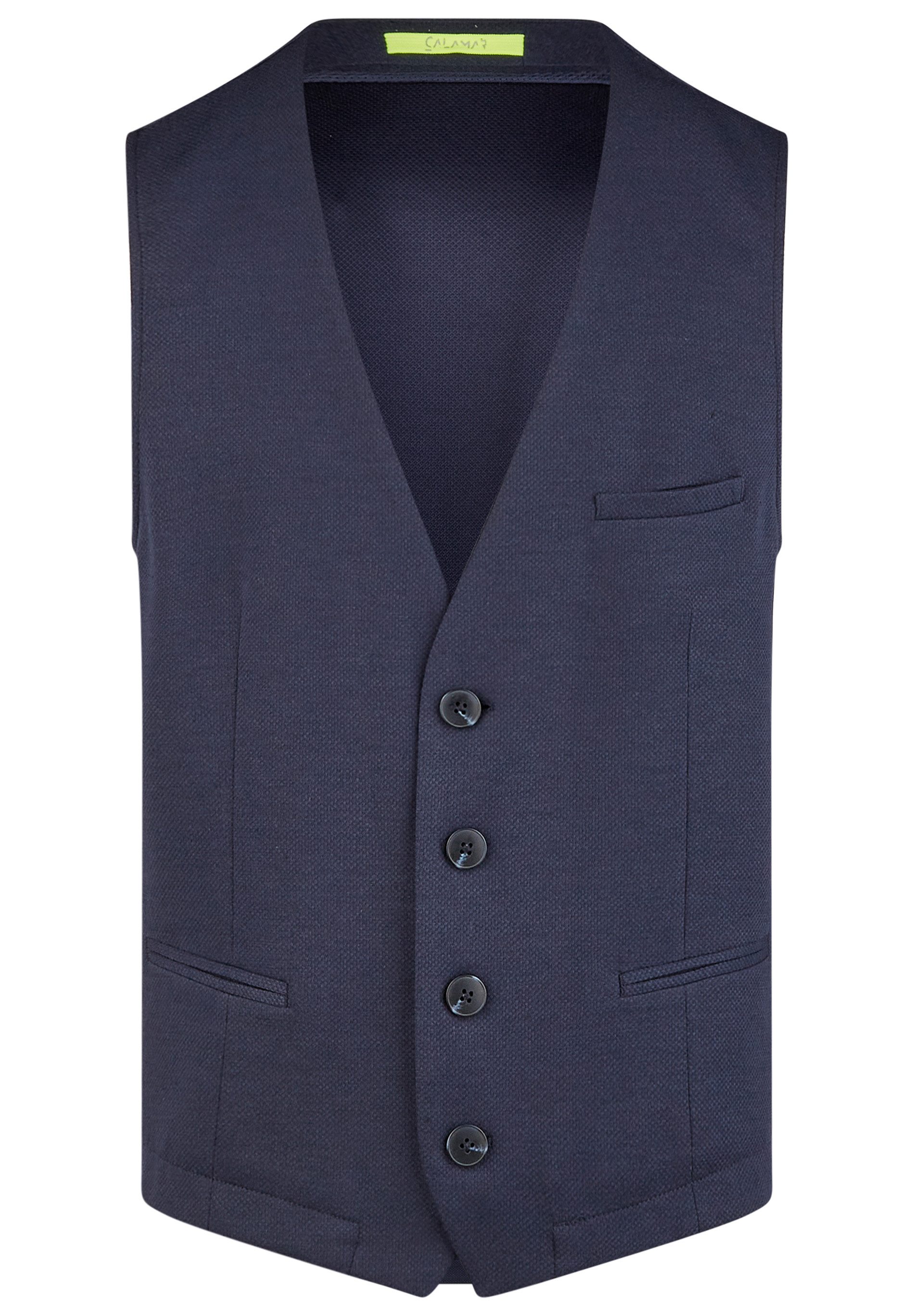 Anzugweste Cotton Blend Sakko Weste