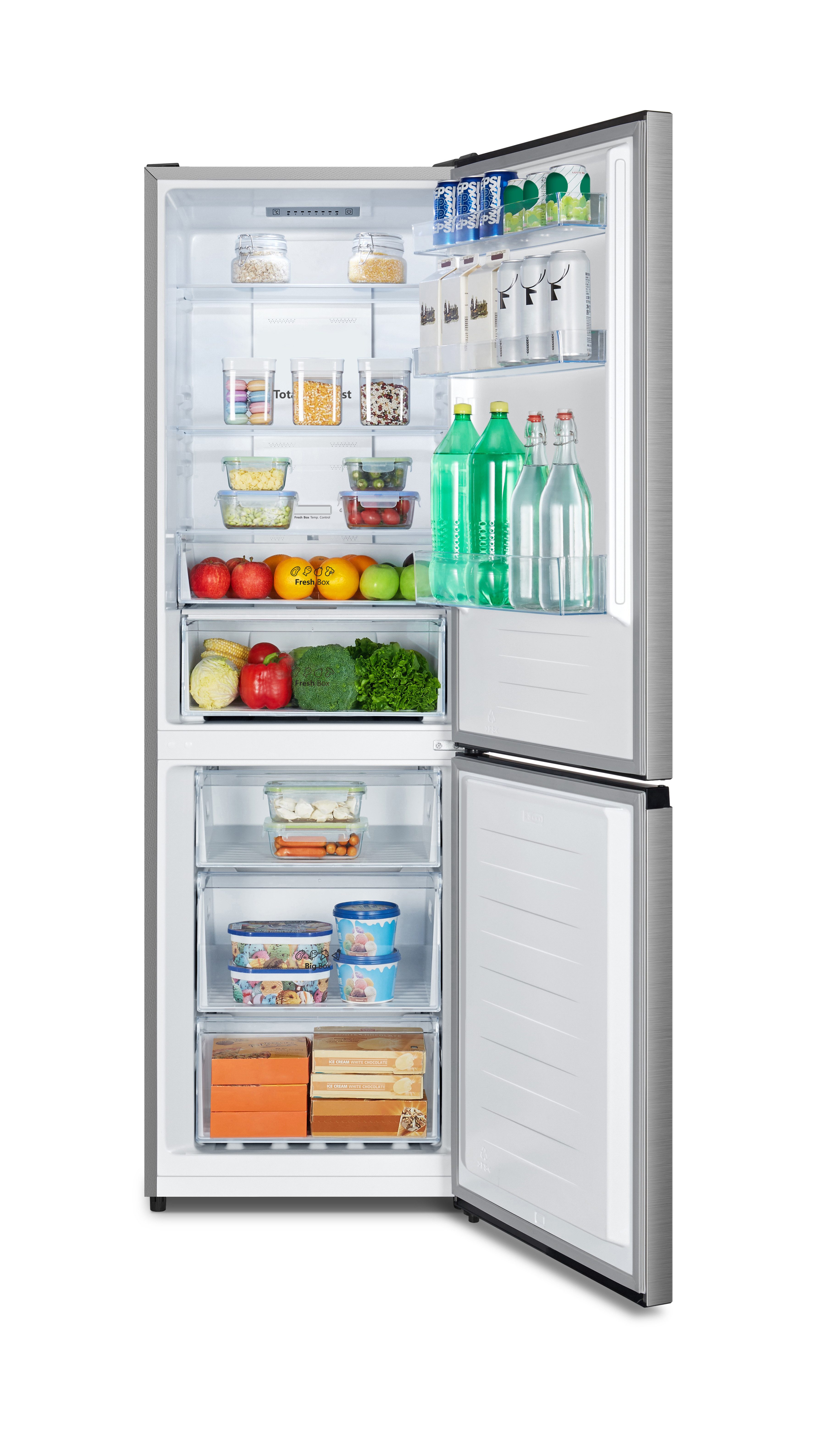 Hisense Kühl-/Gefrierkombination RB3N300NECA, 187,3 cm hoch, 59,5 cm breit, Total NoFrost