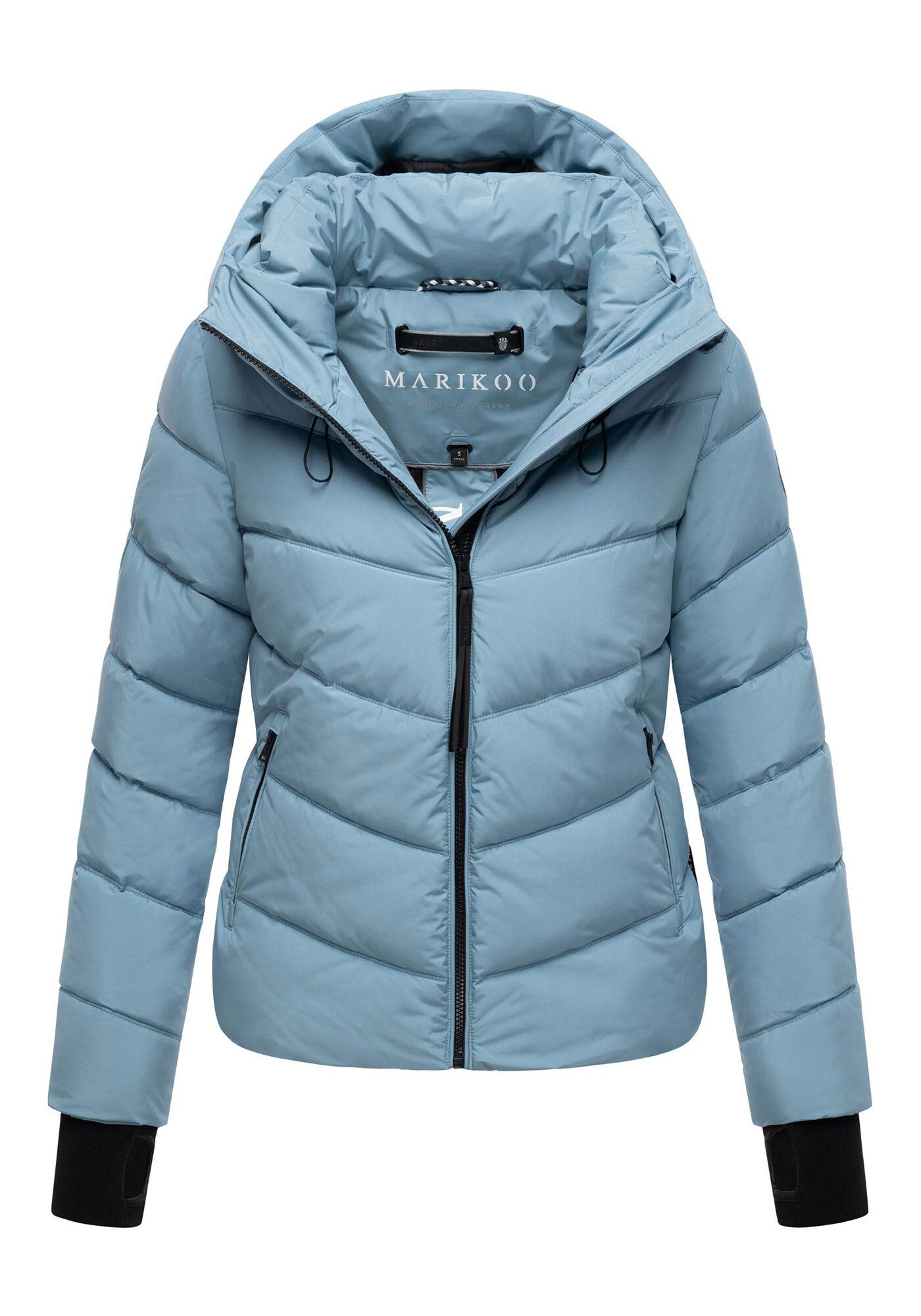 Marikoo Winterjacke Yukanii Kurze Winterjacke mit langen Bündchen und Daumenloch – Bild 5 von 5