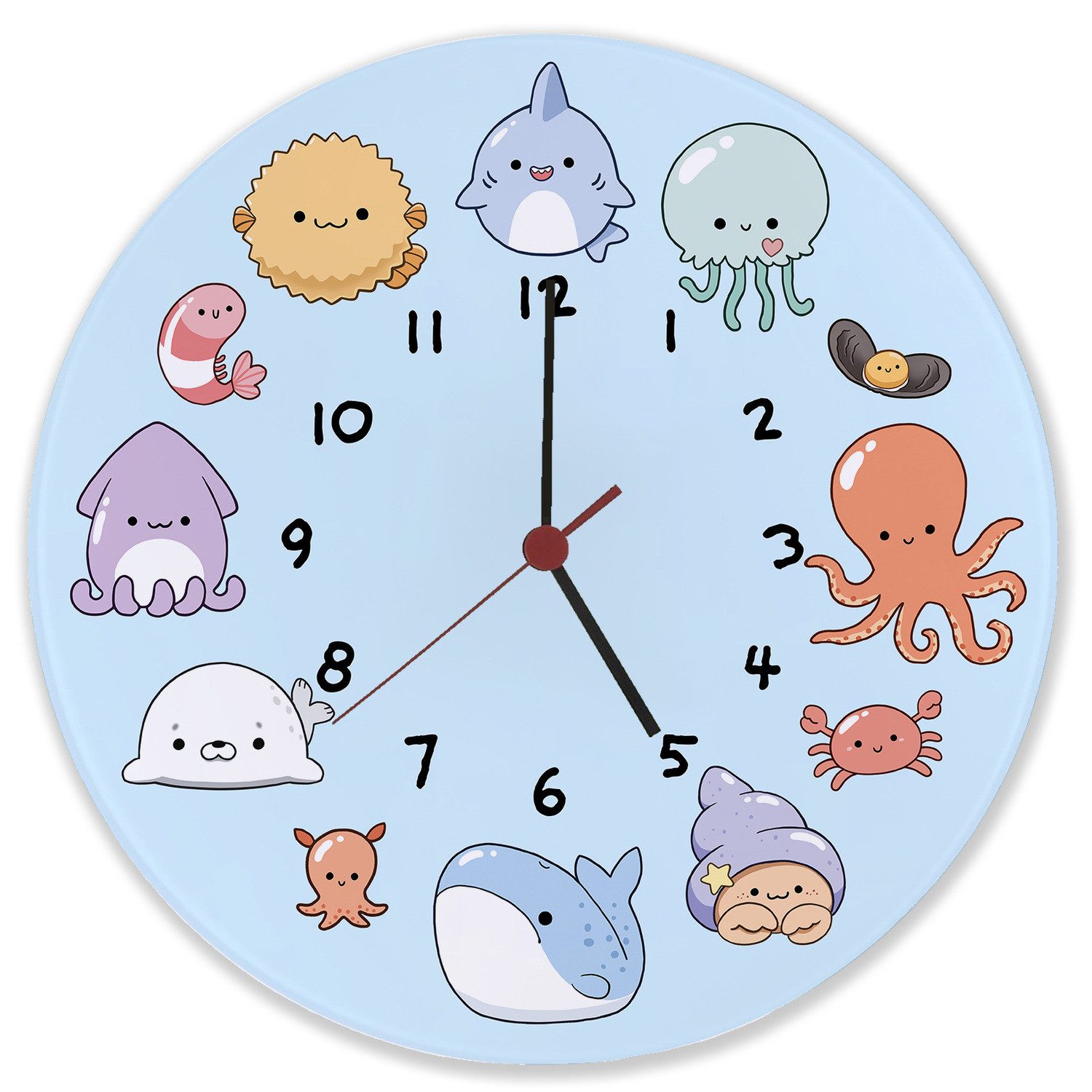 speecheese Wanduhr Jelly & Friends Kinderuhr günstig online kaufen