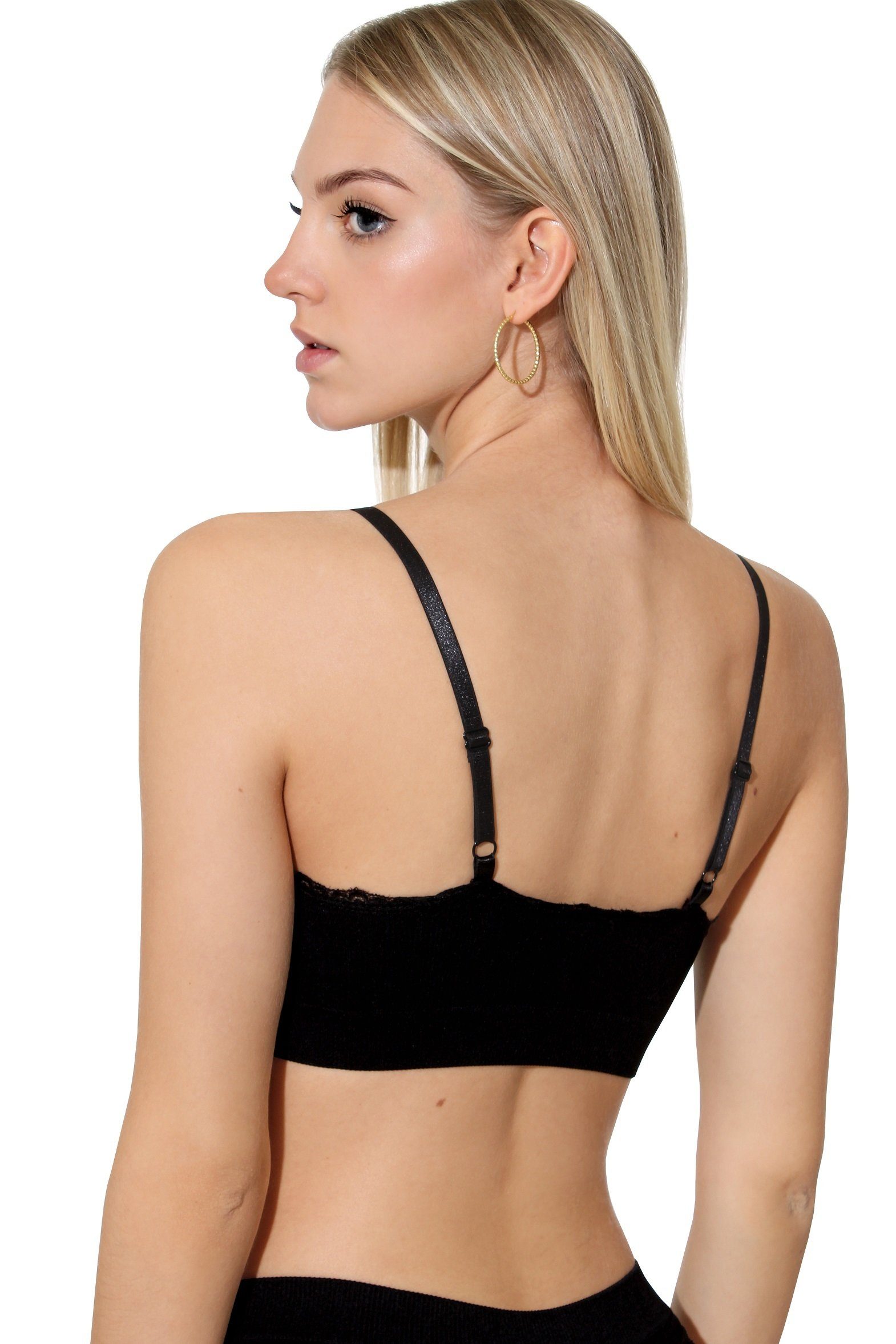 Yenita® Bustier Ribbed Collection mit feiner Spitze – Bild 5 von 5