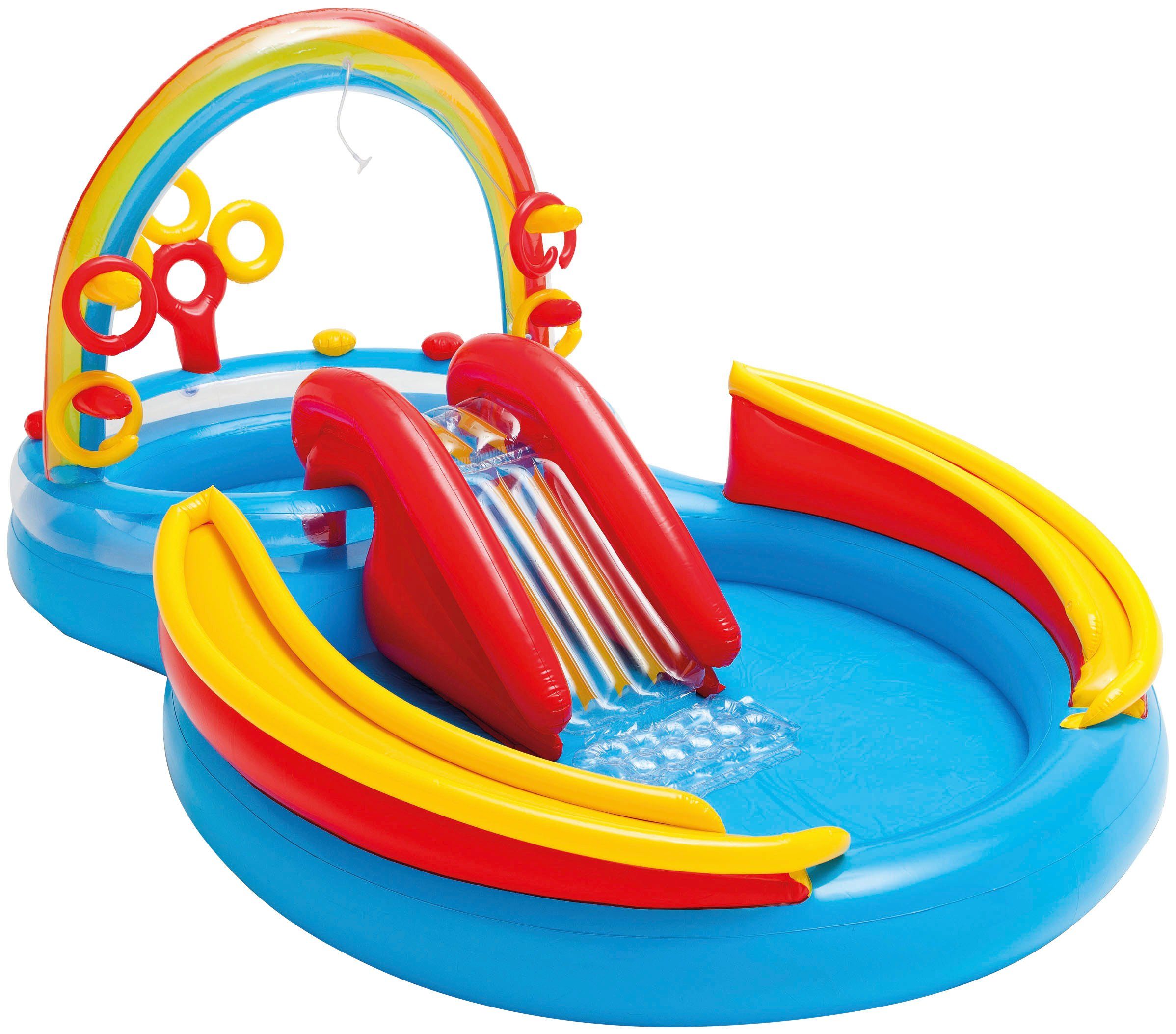 Intex Aufblasbares Spielhaus RAINBOW RING PLAY CENTER