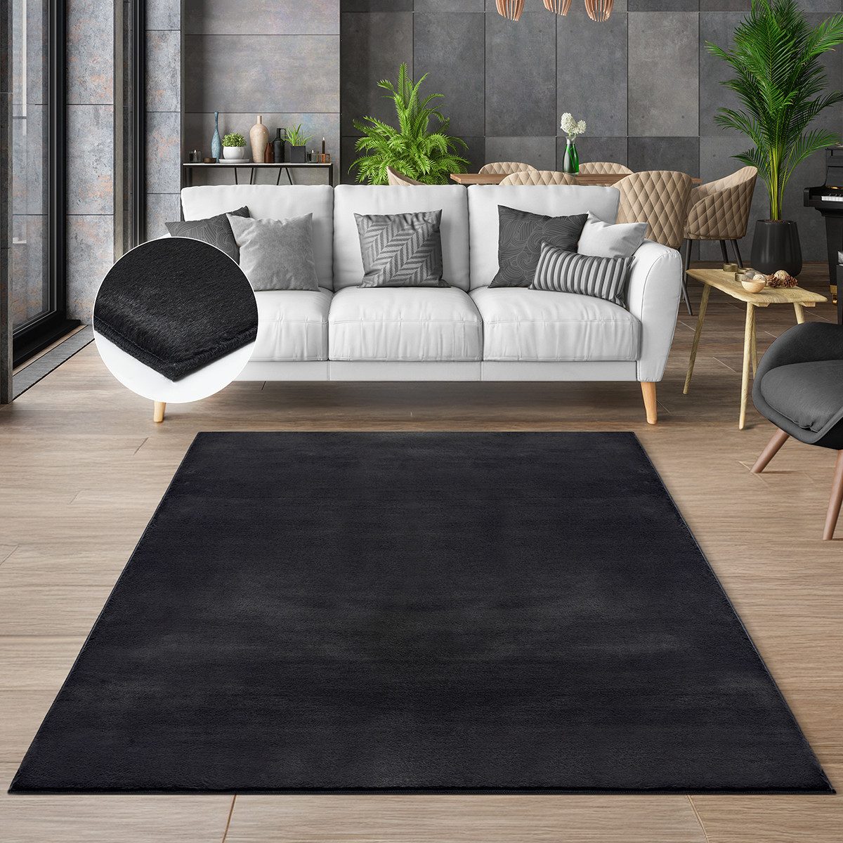 the carpet Teppich Cosy, rechteckig, Höhe: 11 mm, Wohnzimmer Teppich Fell-O günstig online kaufen