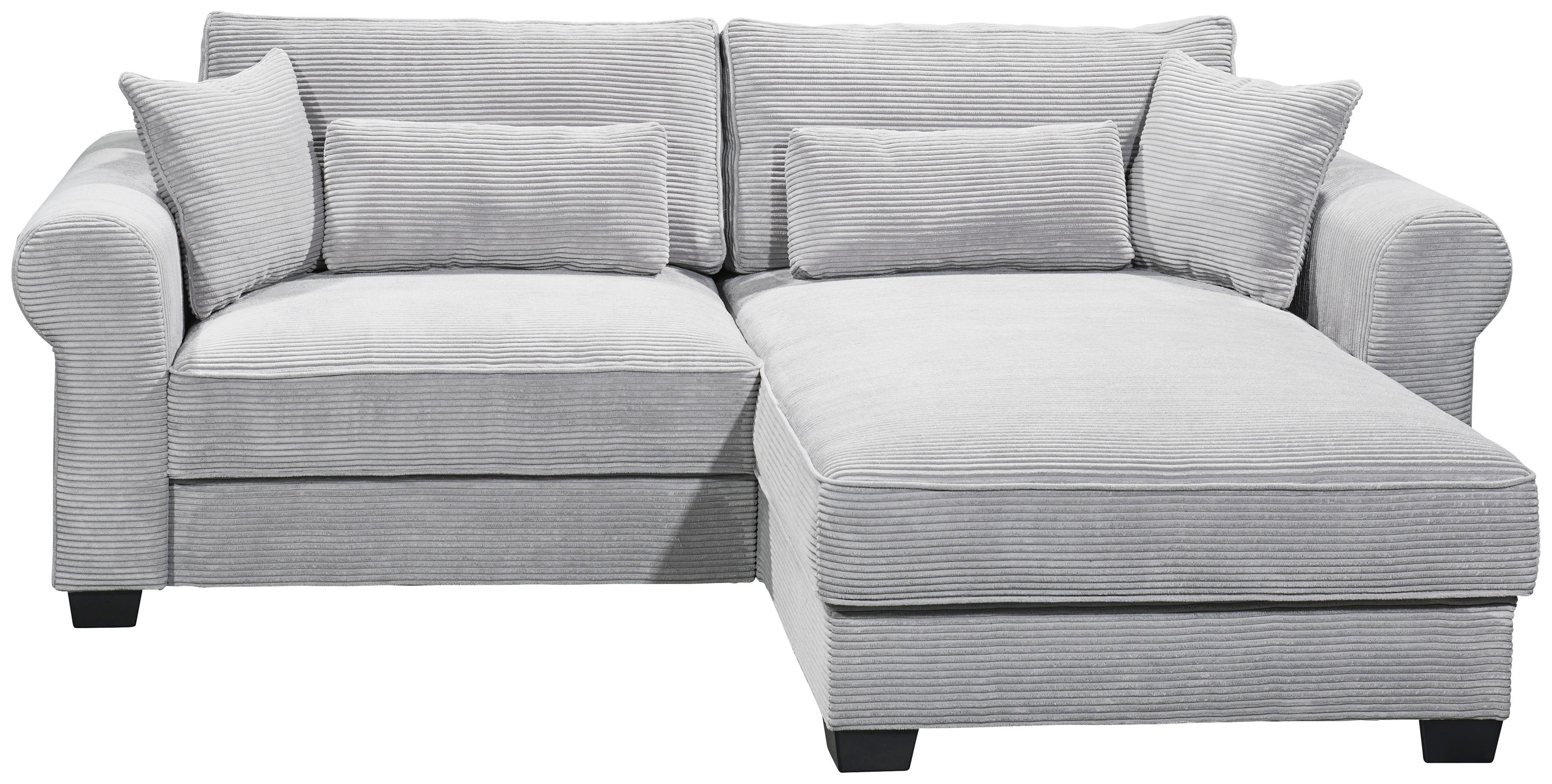 ED EXCITING DESIGN Ecksofa "Angelina L-Form", mit Bettfunktion, Bettkasten günstig online kaufen