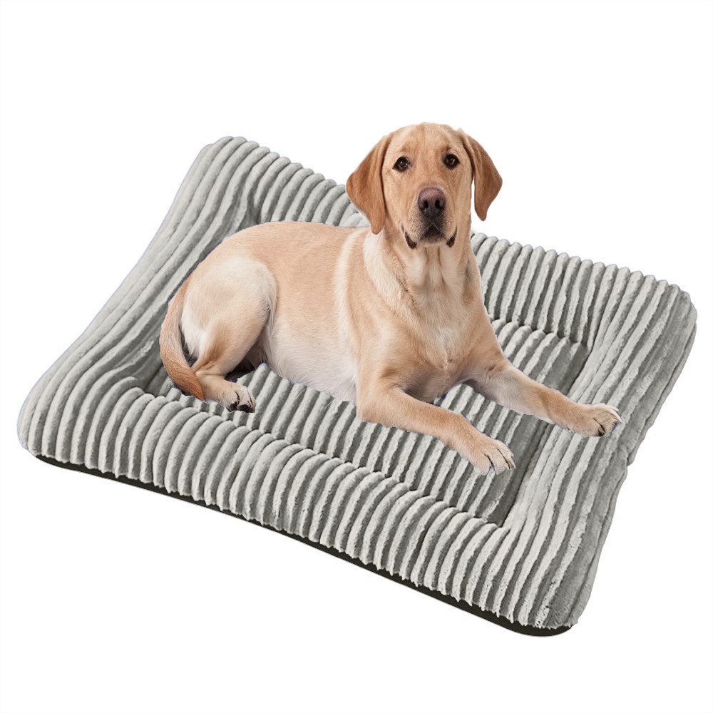 Ledander Hundematte Waschbares Hundebett mit rutschfester Unterseite,Silber günstig online kaufen