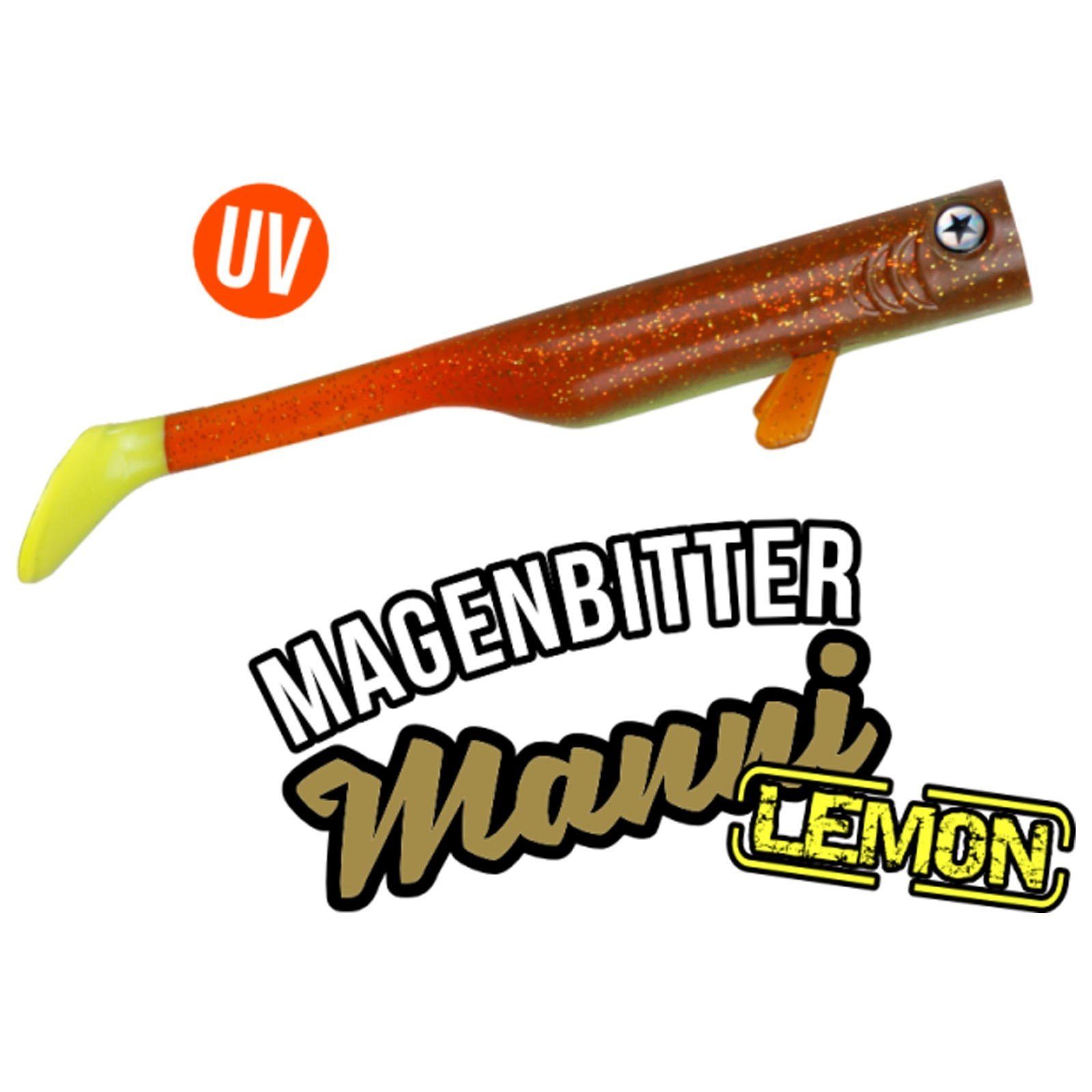 LMAB Kunstköder, LMAB Drunk Bait 16cm Magenbitter Manni Lemon 2 Stk. Gummifisch