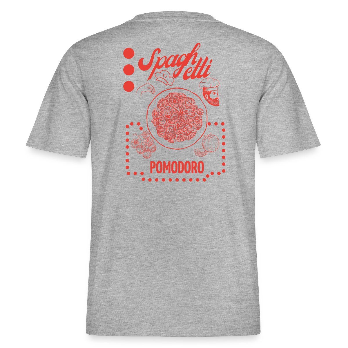 T-Shirt Spaghetti Pomodoro Kochen Küche Geschenk Relaxed Fit Unisex T-Shirt