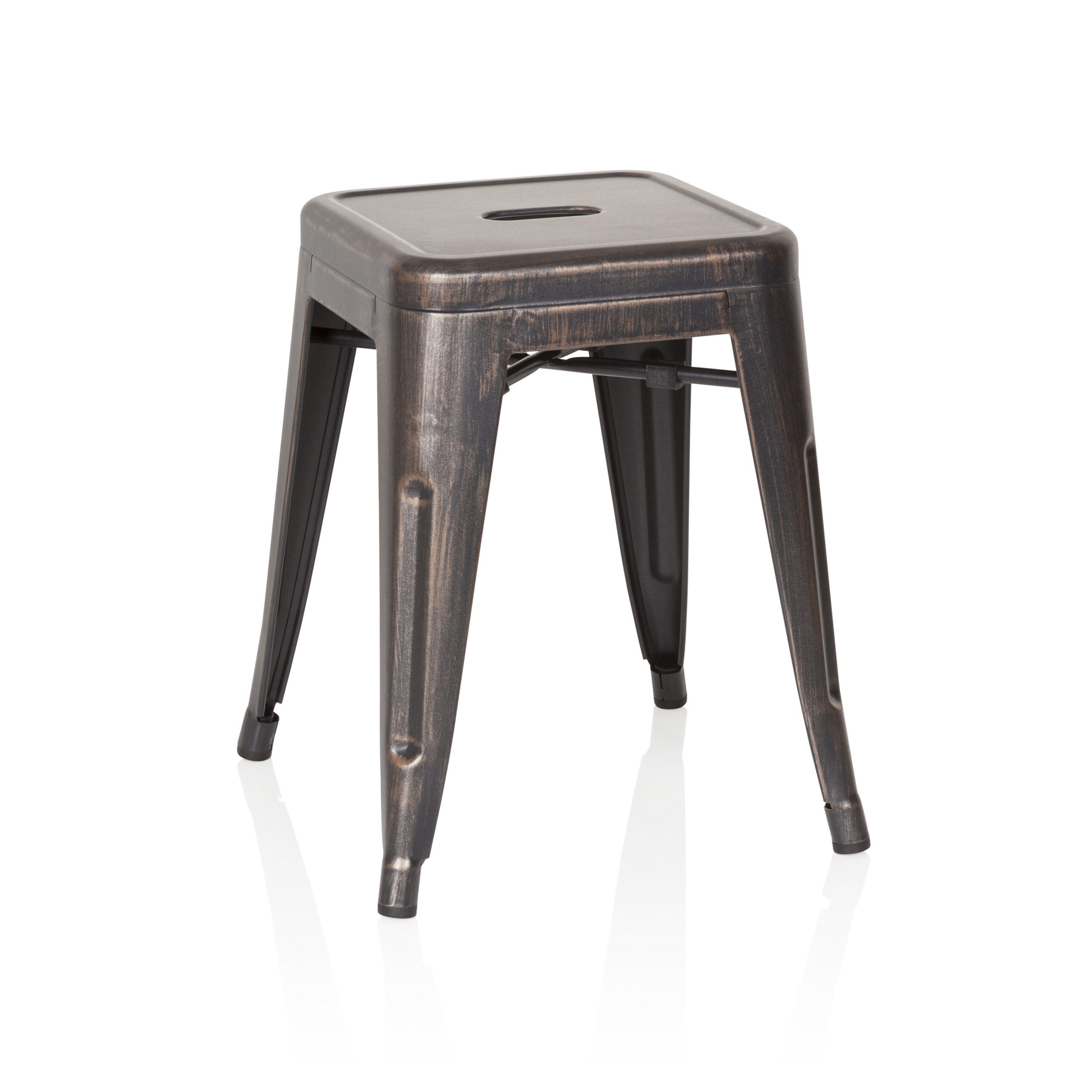 hjh OFFICE Sitzhocker Bistrohocker VANTAGGIO Metall günstig online kaufen