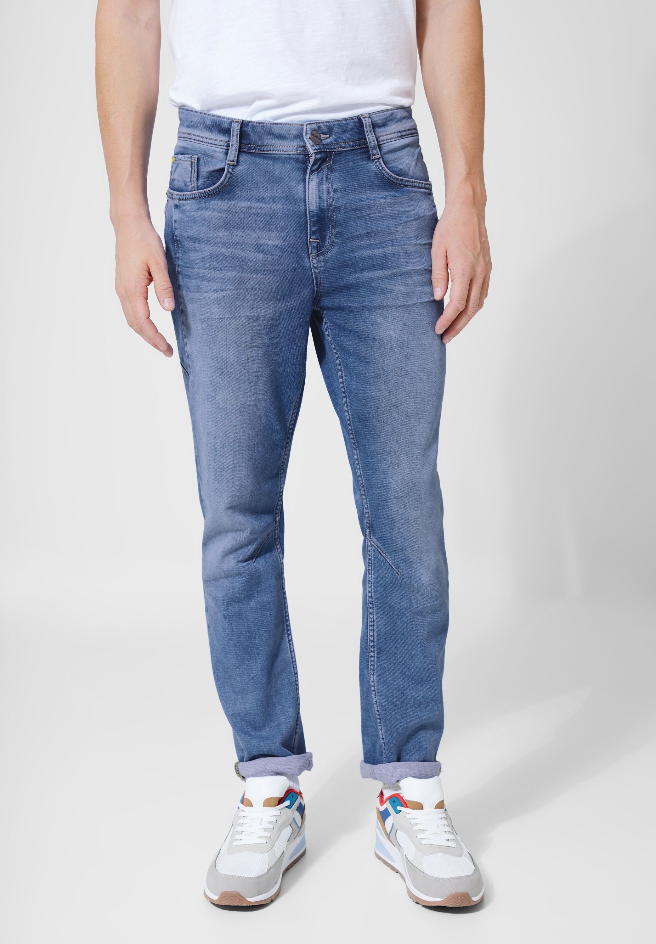 STREET ONE MEN Regular-fit-Jeans 5-Pocket-Style