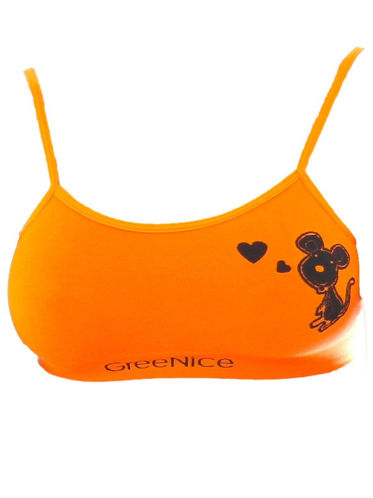 YESET BH-Träger Girl Mädchen Kinder Sport BH Comfort Bustier Unterwäsche Top 2302 Orange