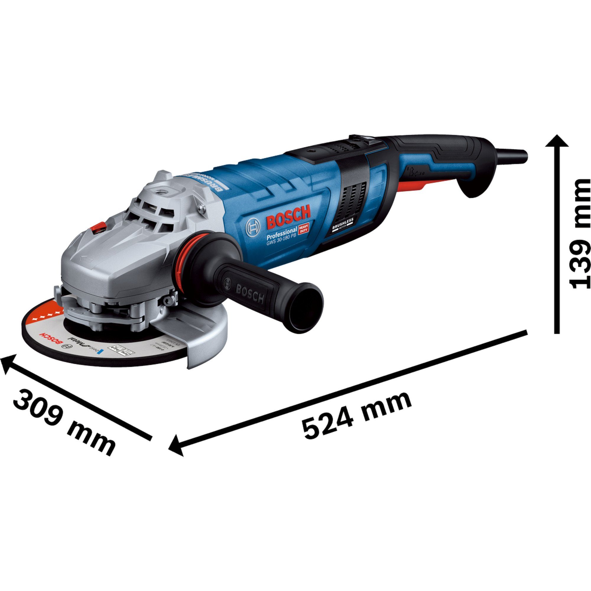 Bosch Professional Winkelschleifer Bosch Professional Winkelschleifer GWS 30-180 PB