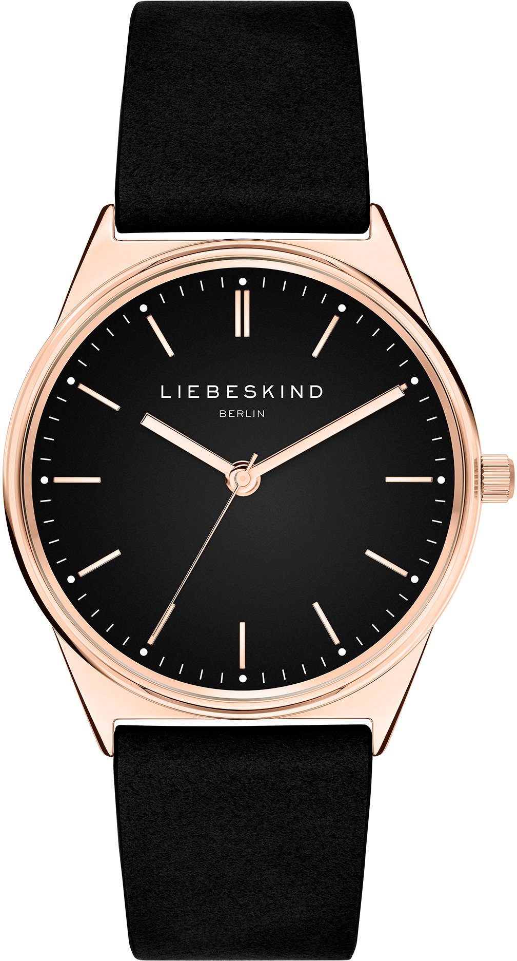Liebeskind Berlin Quarzuhr LT-0297-LQ, Armbanduhr, Damenuhr, Lederarmband, analog
