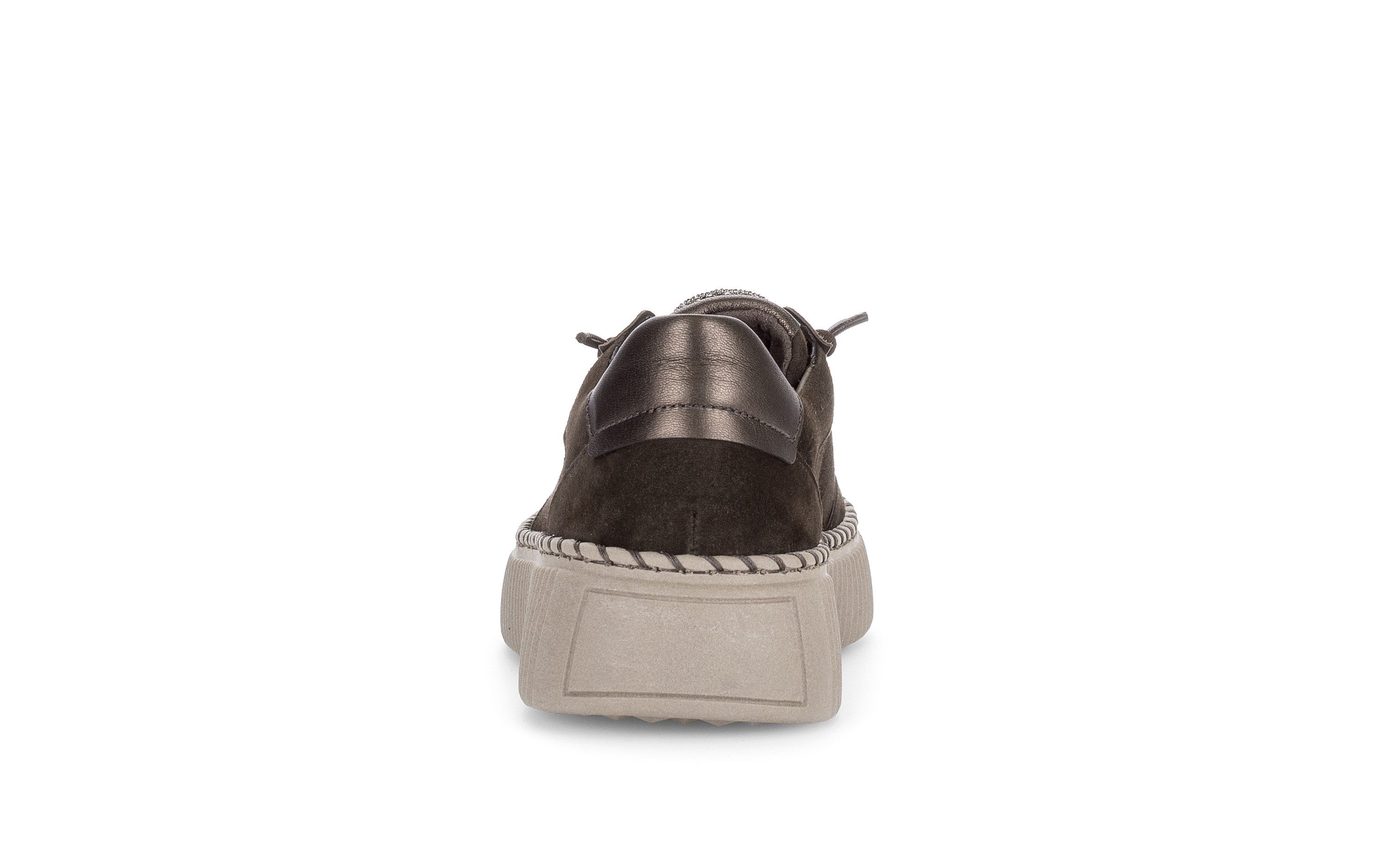 Gabor Slip-On Sneaker Freizeitschuh, Halbschuh, Slipper mit glänzendem Schmuckelement