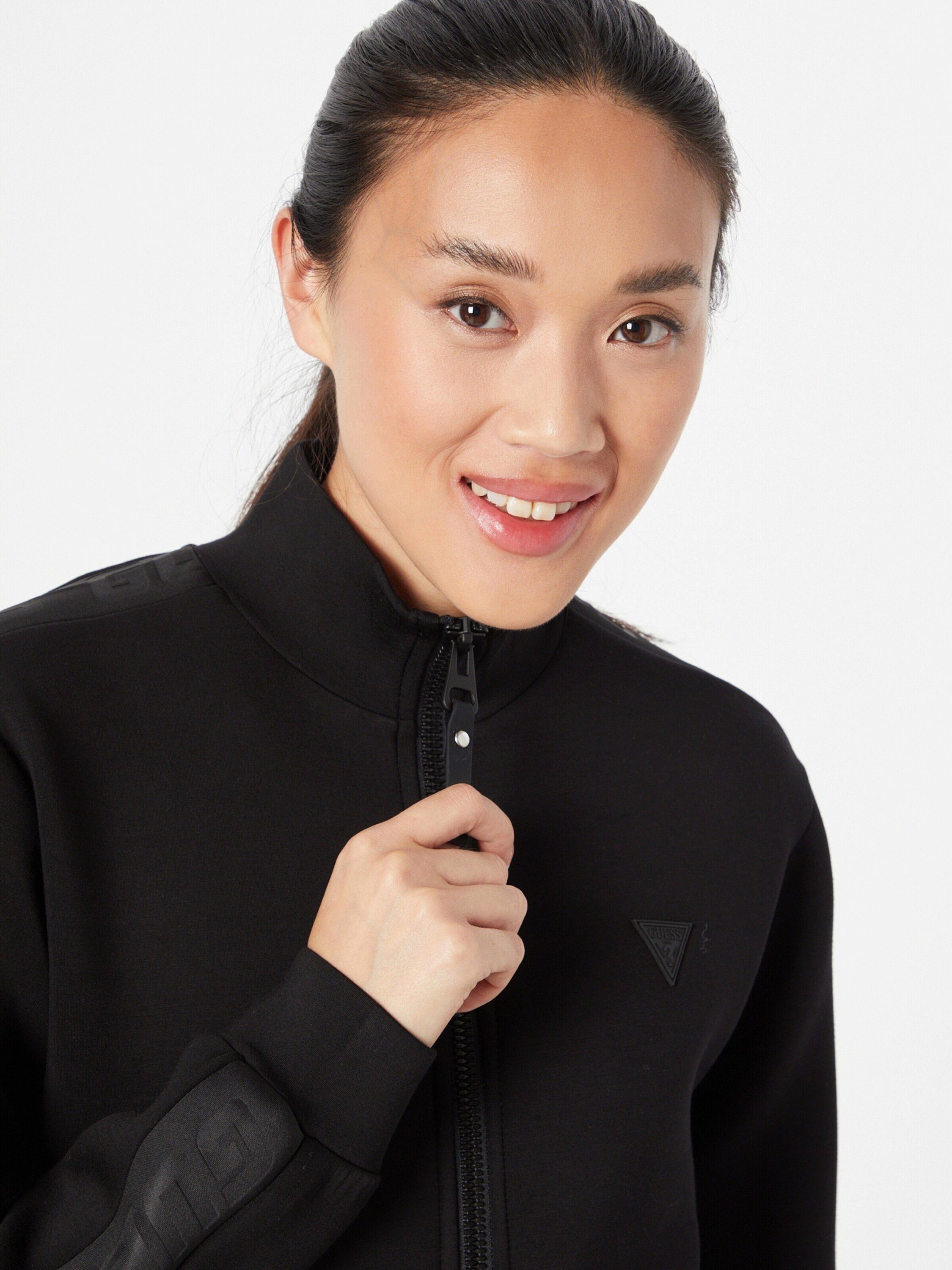 Guess Sweatjacke New Allie (1-tlg) Seitenstreifen