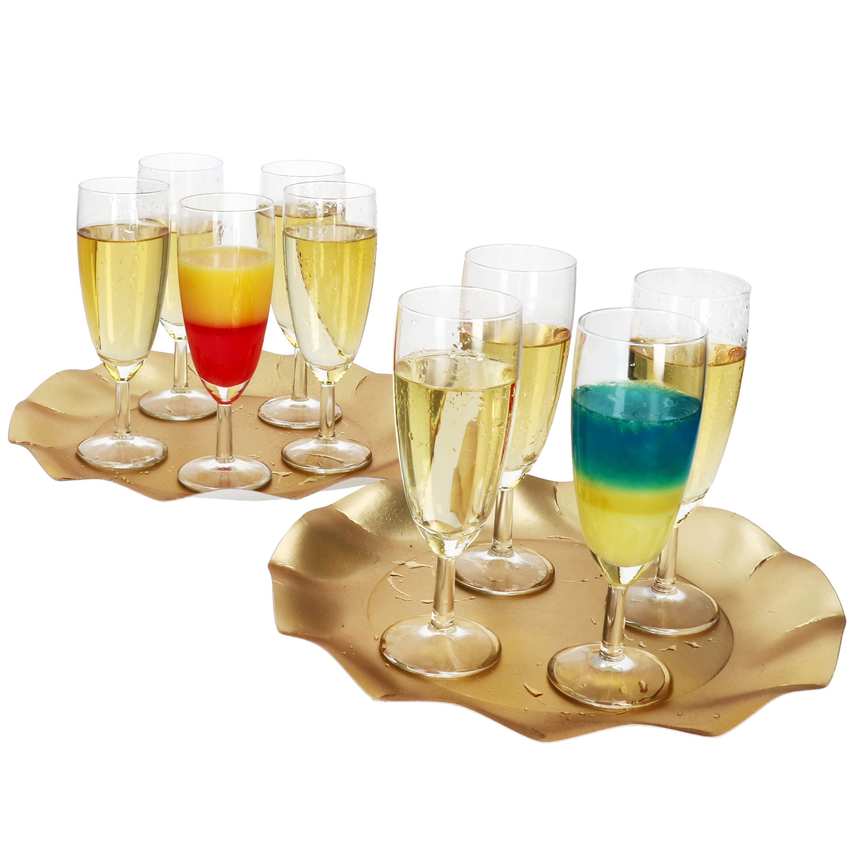 MamboCat Sektglas 12er Set Royal Sektgläser geeicht 0,1L Champagner-Glas Sektflöte, Glas