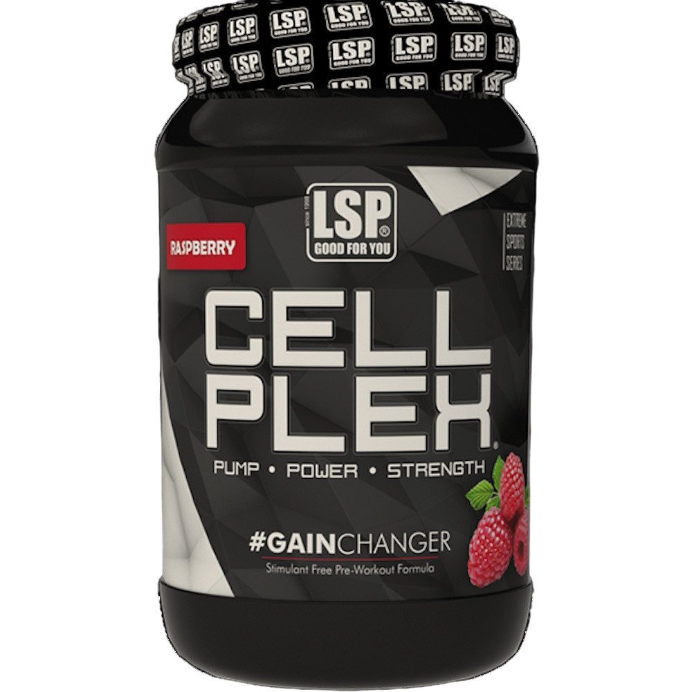 LSP Pre Workout Shake CELL PLEX® (2.520g) - Raspberry NEU Pulver, 1 er Dose à 1,00 St., 2520 g, Ohne künstliche Farbstoffe, Hochwertige Inhaltsstoffe, Schnell löslich