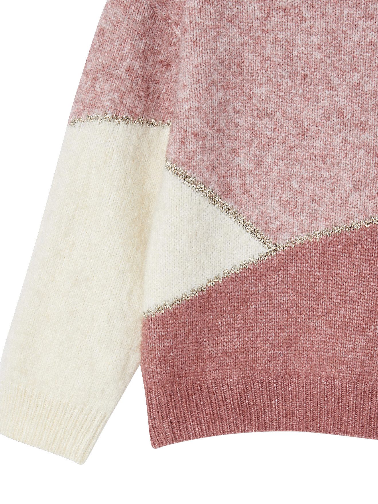 vertbaudet Pullunder Mädchen Pullover im Colorblock-Style