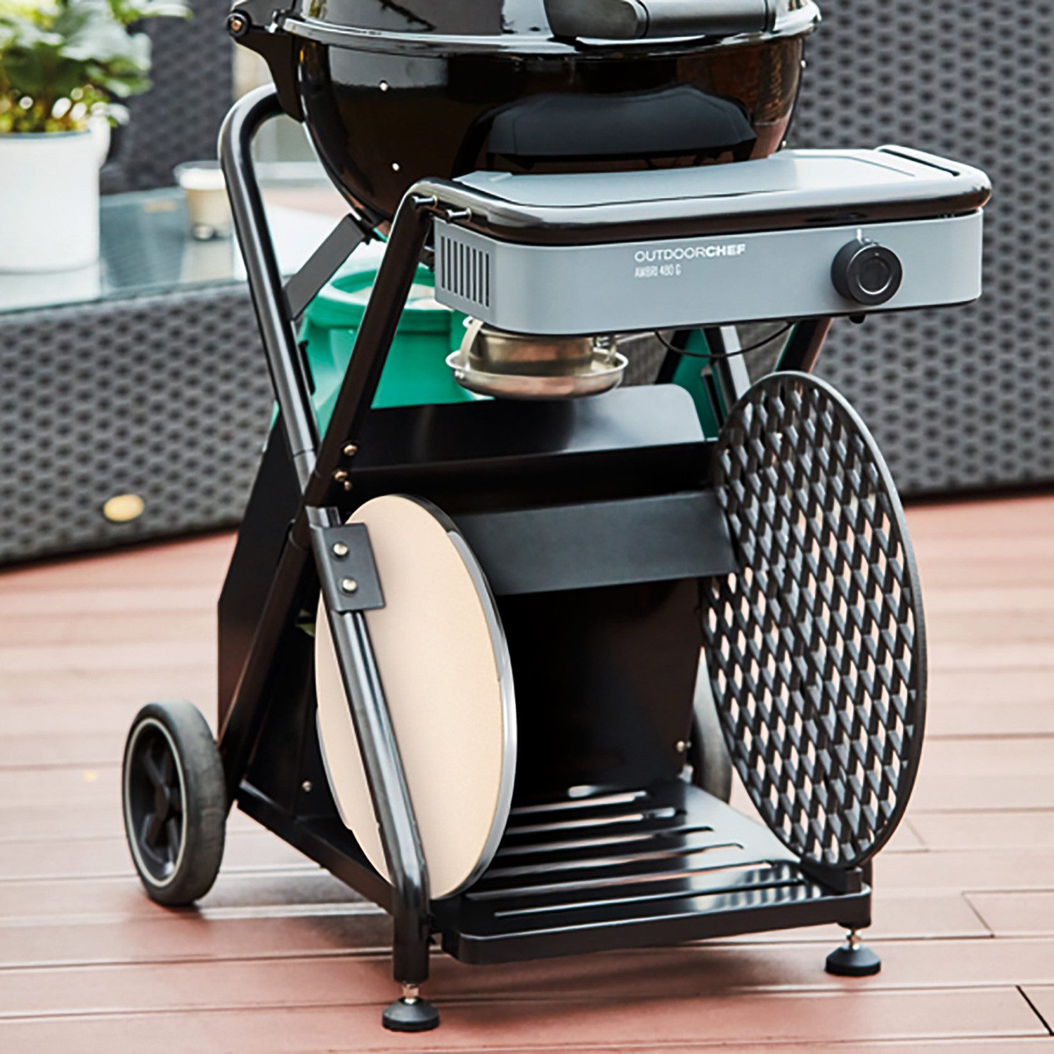 OUTDOORCHEF Holzkohlegrill Outdoorchef Unterbau-Kit für Ambri 480 G Evo