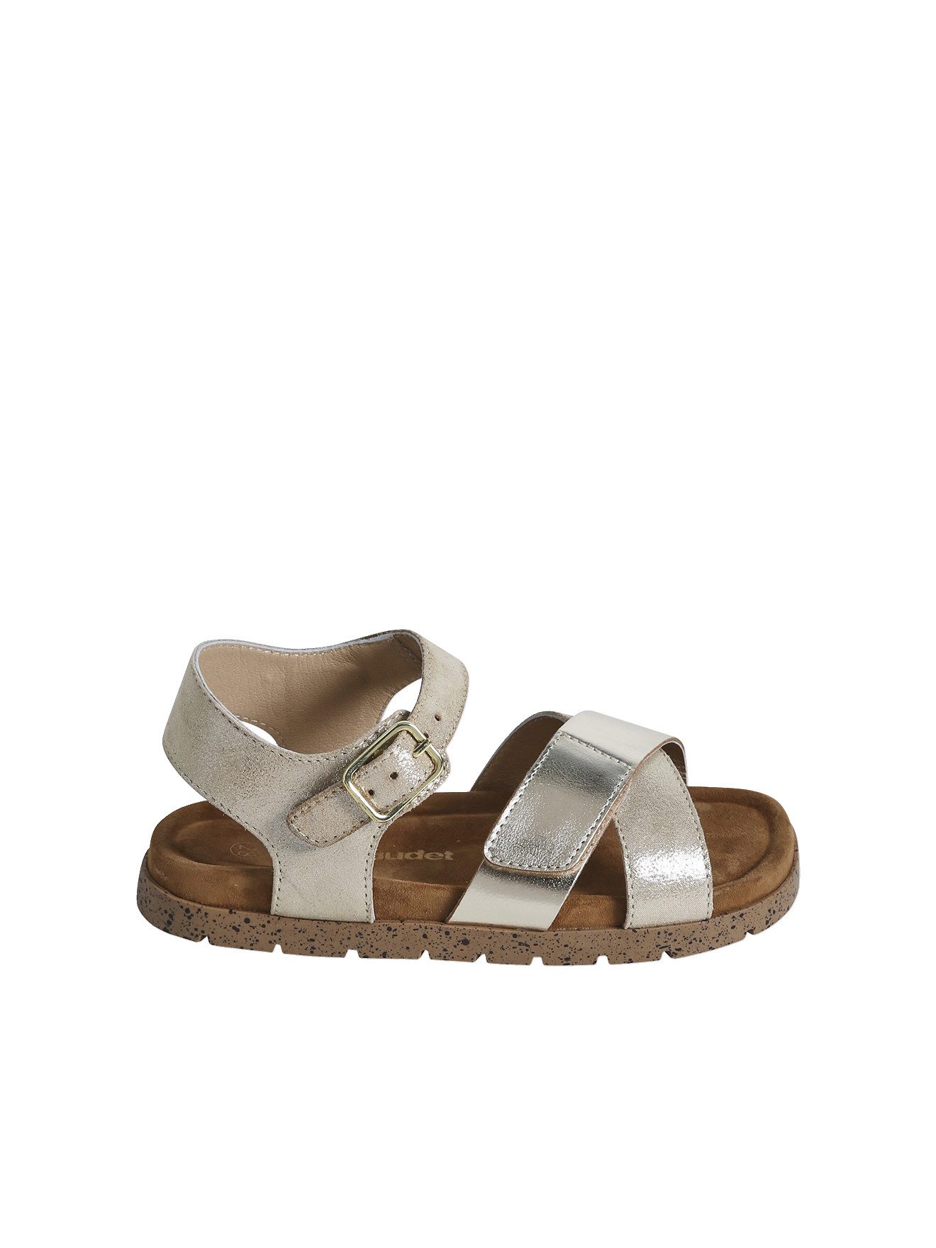 vertbaudet Kinder Sandalen in Glanz-Optik Sandale