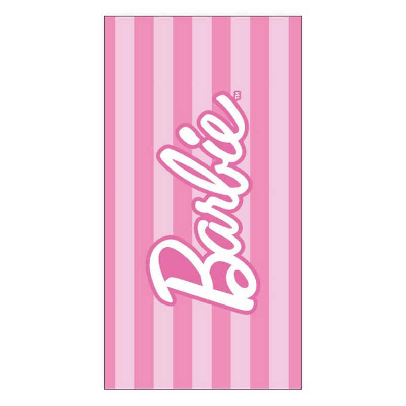 Barbie Handtuch Handtuch Badetuch Duschtuch Barbie Strandbadetuch Rosa 70 x 140 cm