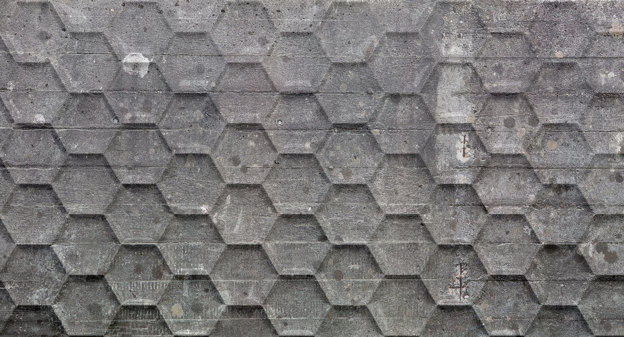 Steinoptik, Architects Vlies Premium einfach Atelier Leicht 3D Wand 200 Paper Fototapete verarbeiten 47 auftragen zu St), (5 Tapete 2, der glatt, Fototapete / Grafisch g Kleister geometrisch, auf Honeycomb