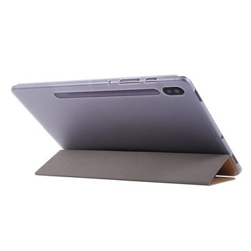 König Design Tablet-Hülle Samsung Galaxy Tab S7, Schutzhülle für Samsung Galaxy Tab S7 Tablethülle Schutztasche Cover Standfunktion Rot