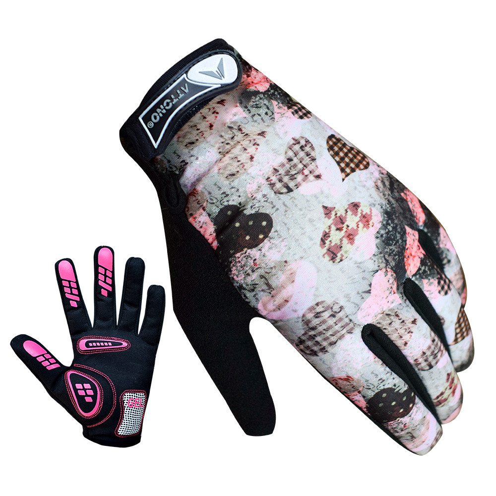 ATTONO Fahrradhandschuhe Damen Mountainbike Handschuhe mit Gel-Polster, MTB & Rad, Gr. 6-8