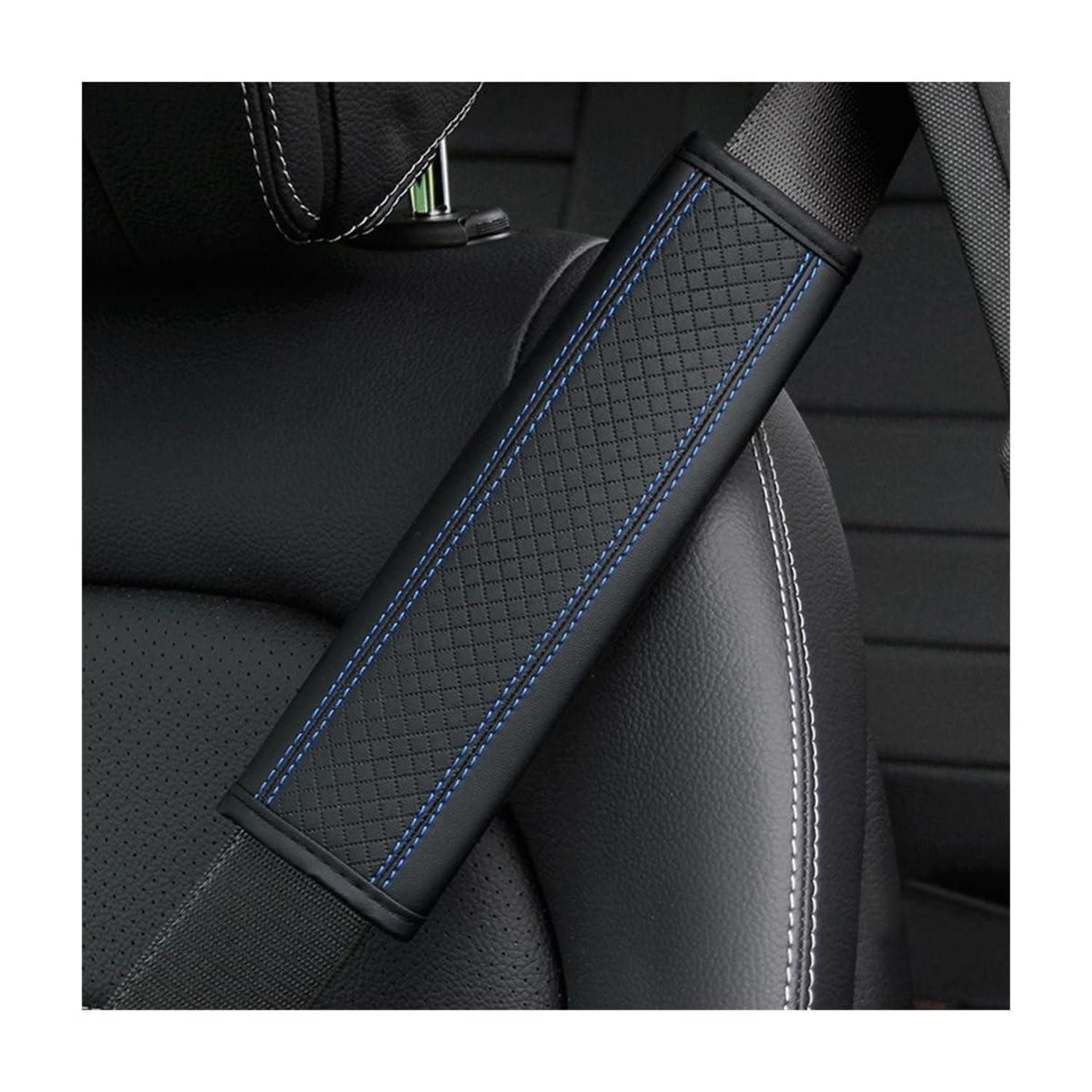 LuxusKollektion Gurtpolster Gurtpolster Auto Sicherheitsgurt Kissenbezug Schwarz Blau