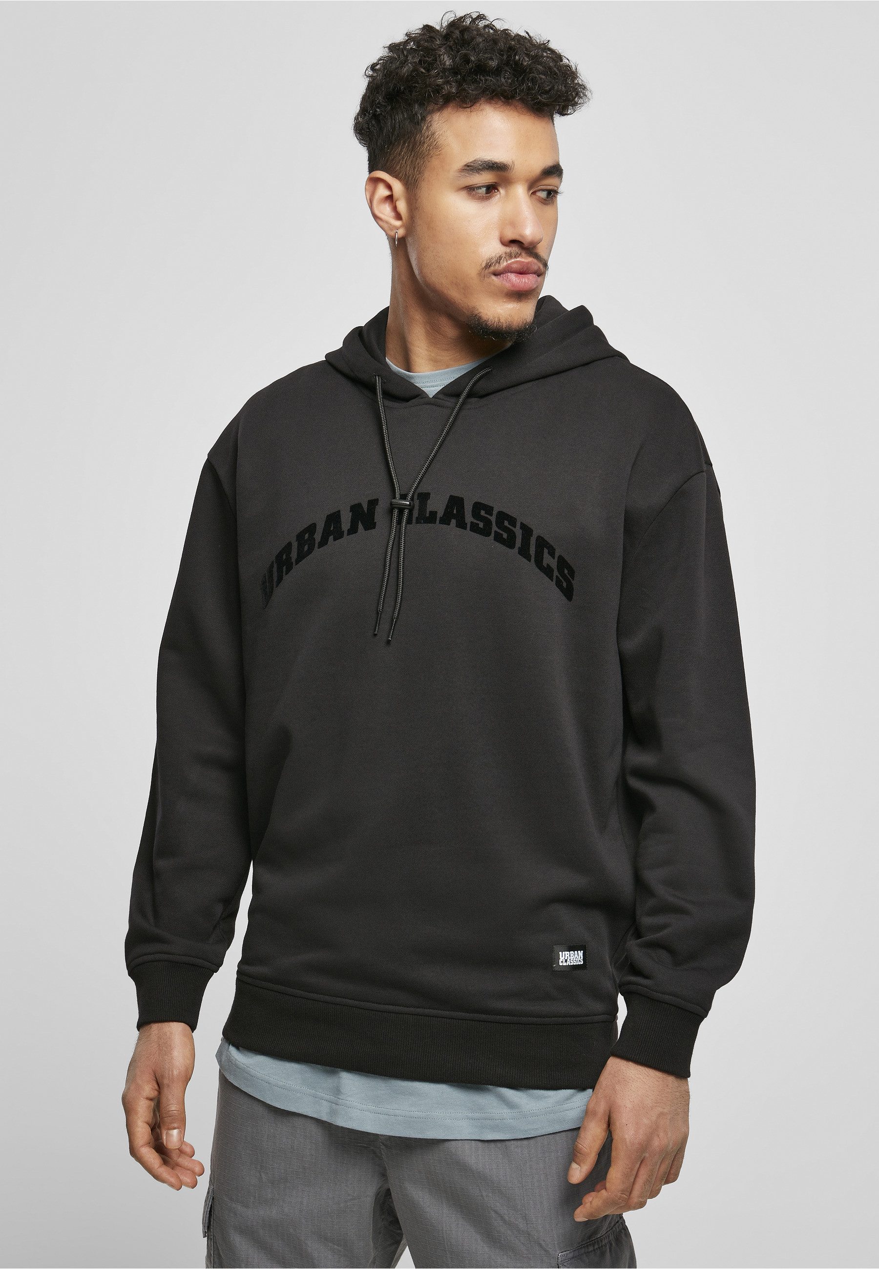 URBAN CLASSICS Rundhalspullover Urban Classics Herren Gate Hoody (1-tlg)