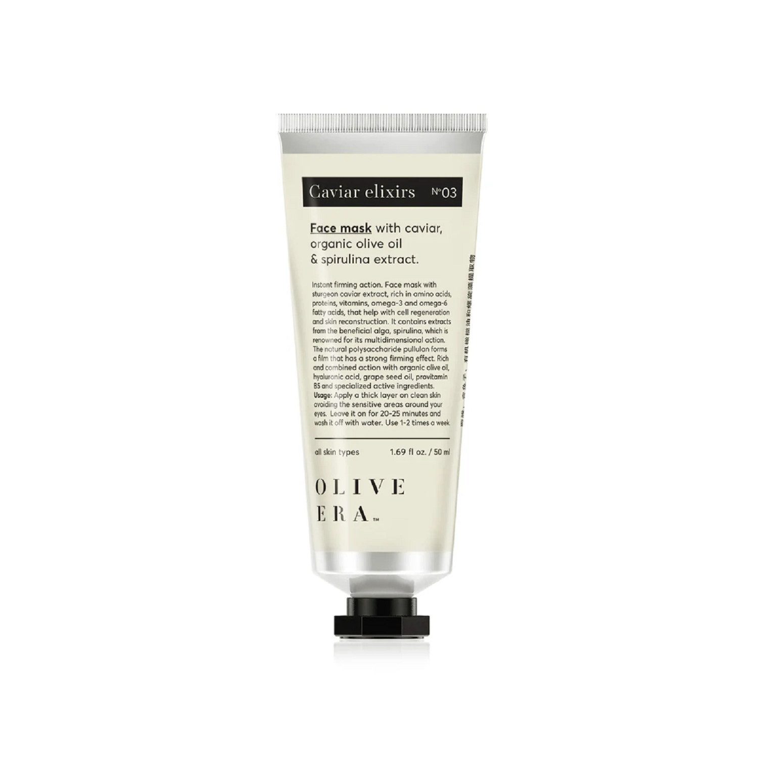 OLIVE ERA Gesichtspflege Face Mask with caviar,organic olive oil & spirulina extract 50ml, 1-tlg.