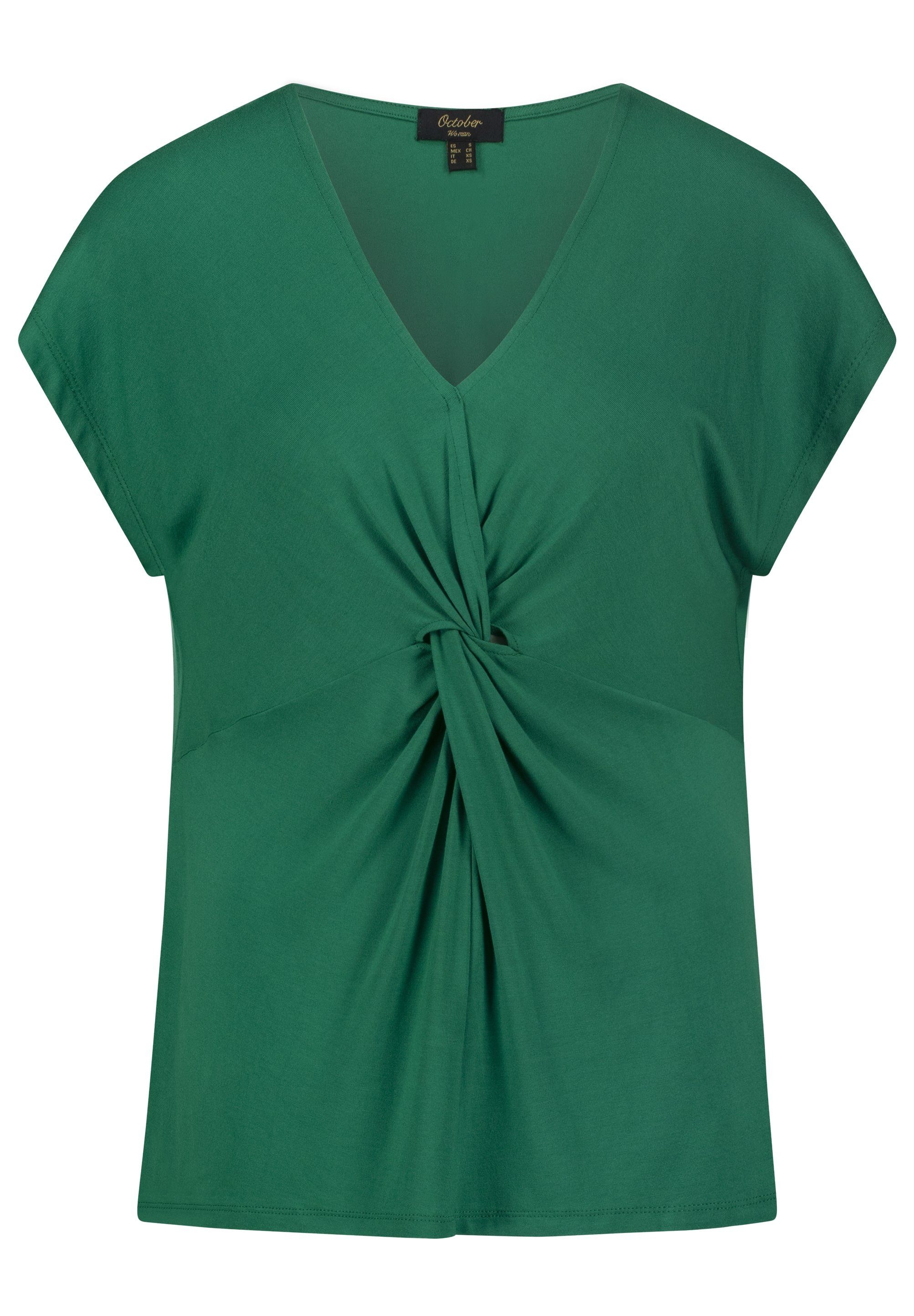 October T-Shirt im tollen grün Knoten-Design