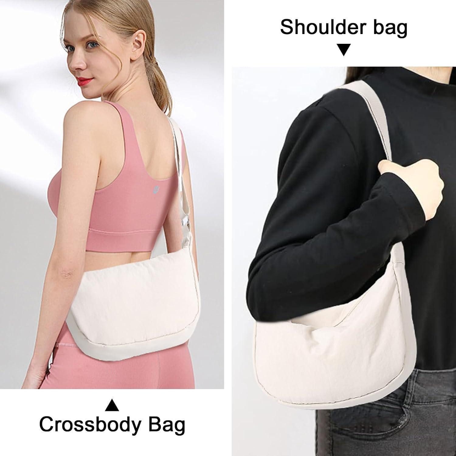 LuxusKollektion Umhängetasche Damen Halbmond Crossbody Schultertasche Wasserdicht Nylon