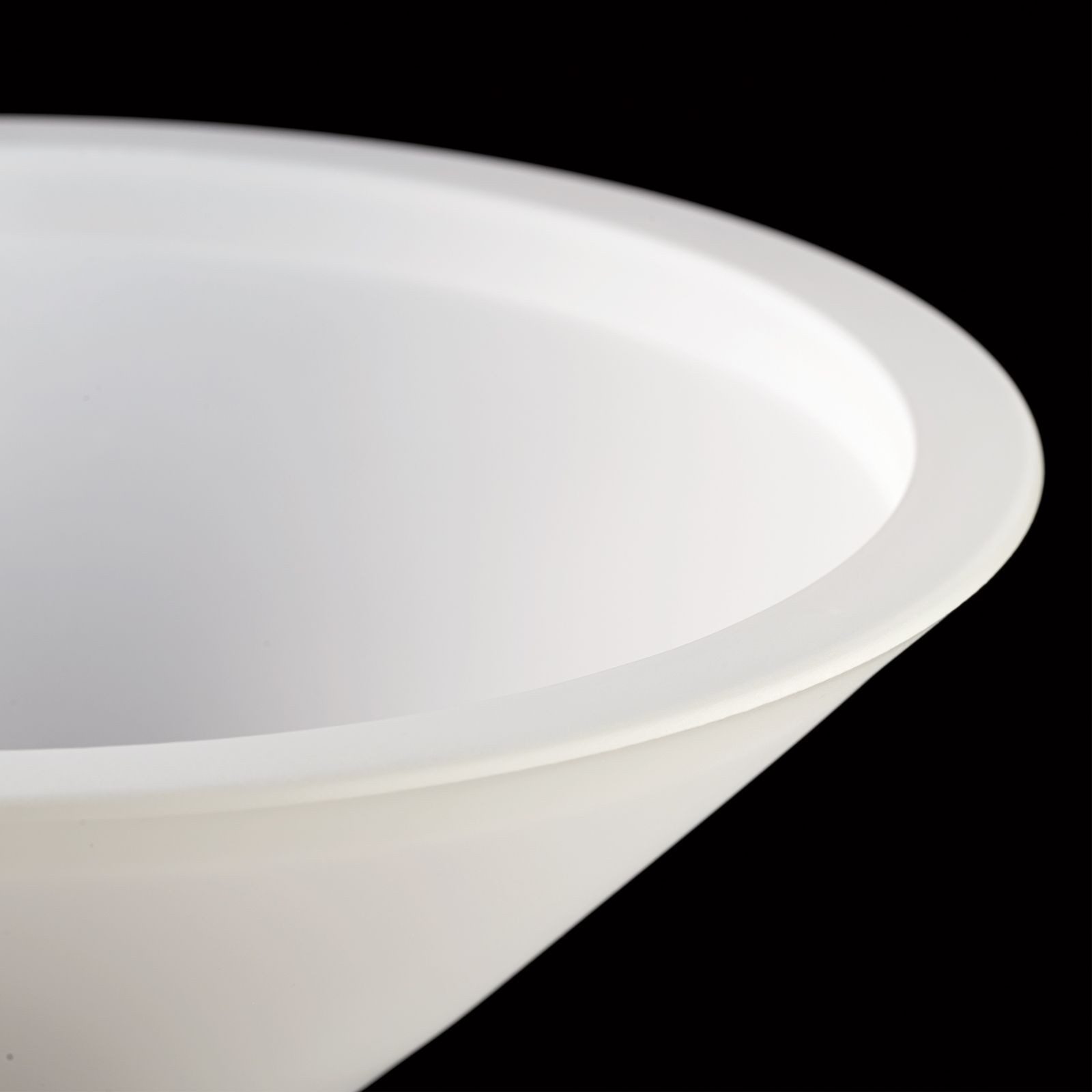 Orion Leuchten Lampenschirm E14 Glas-Lampenschirm weiß, Kegelform, Lochmaß Ø 30 mm – Bild 5 von 5