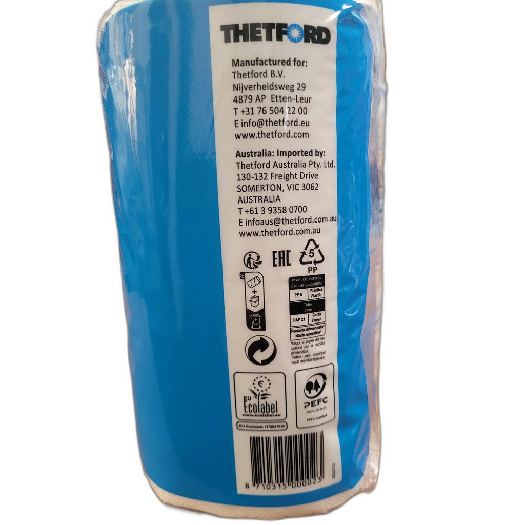 THETFORD Toilettenpapier Thetford Aqua Soft Toilettenpapier WC Papier Campingtoilette 4 Rollen