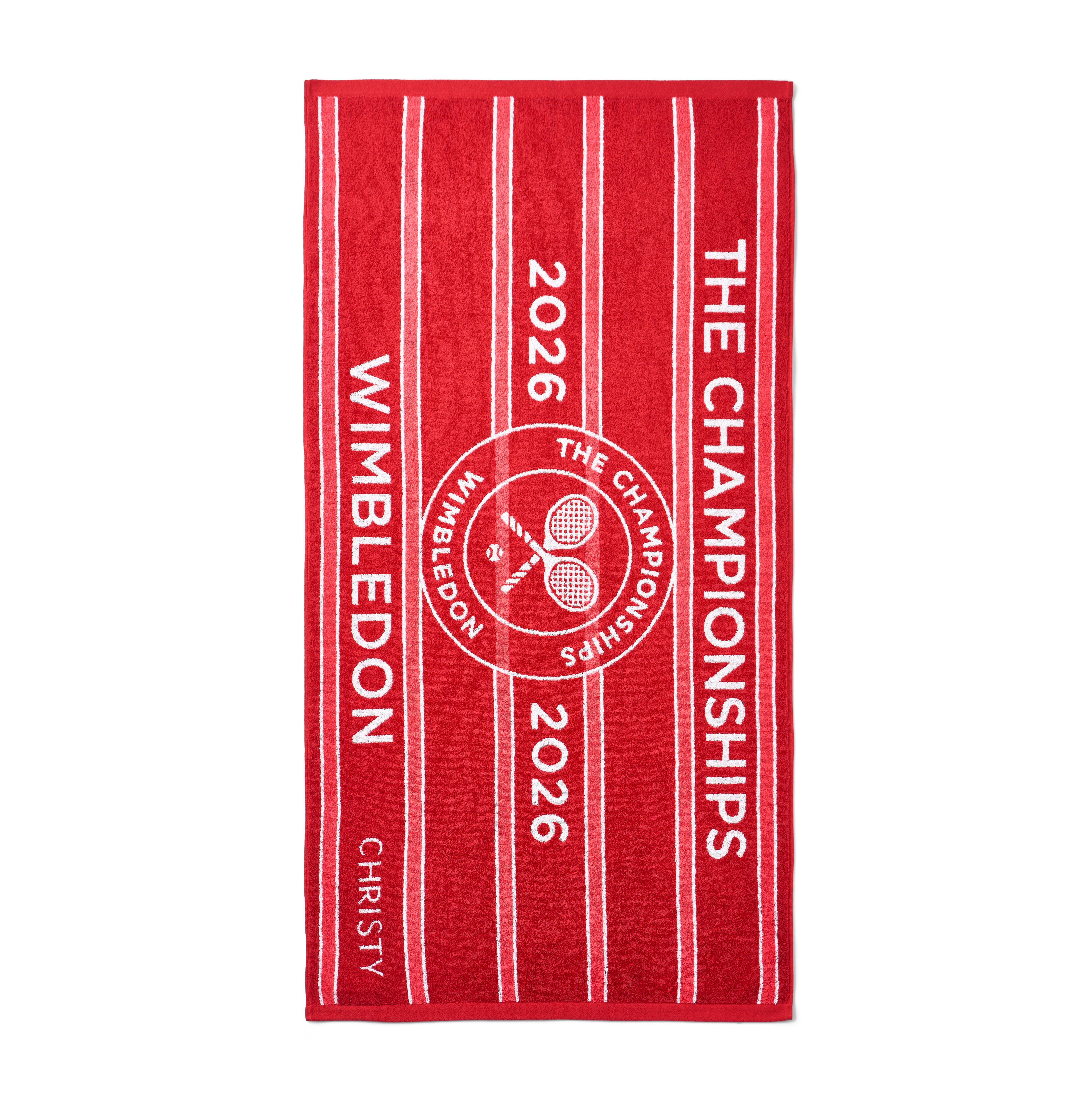 Wimbledon Handtuch Christy Badetuch »Wimbledon Championship 2026«, 70 x 133 cm, (Packung), Official Wimbledon Championship 2026 Design – Bild 4 von 5