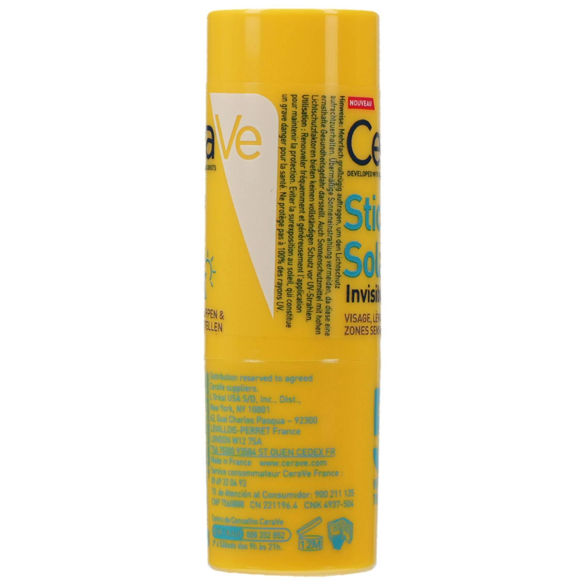 CeraVe Sonnenschutzstift CERAVE Sonnenschutz Stick SPF 50+ 8g PZN 20115745