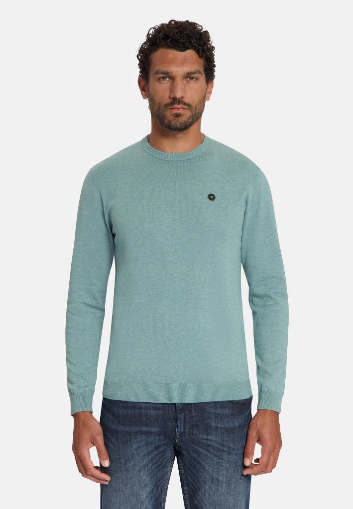 NO EXCESS Strickpullover Pullover Crewneck Melange