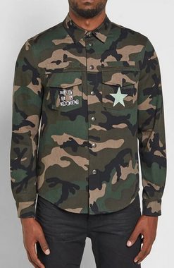 Valentino Winterjacke Valentino Jamie Reid Punk Star Military Camouflage Shirt Jacket Army J