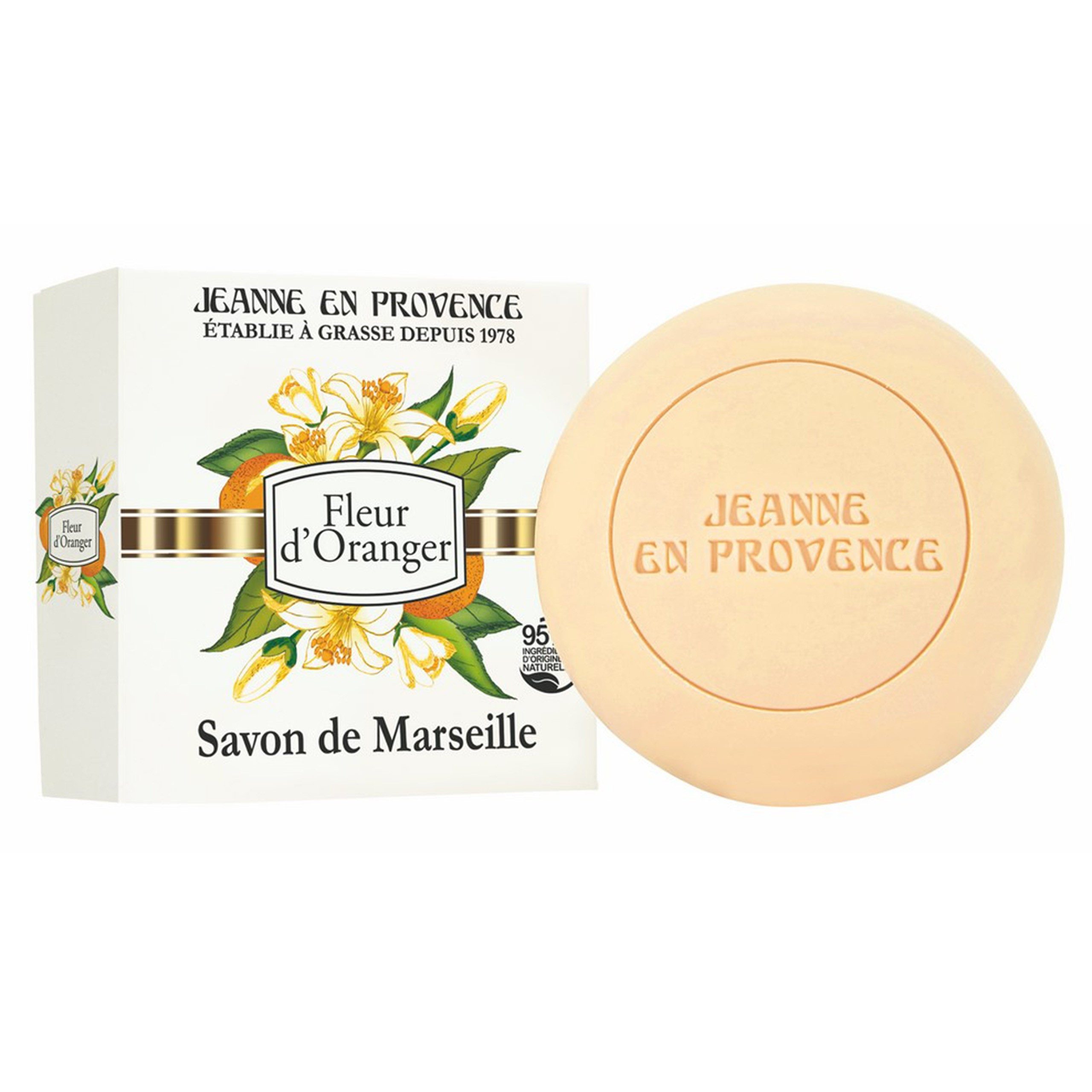 Jeanne En Provence Handseife Jeanne en Provence Orangenblüten Seife 100 Gramm