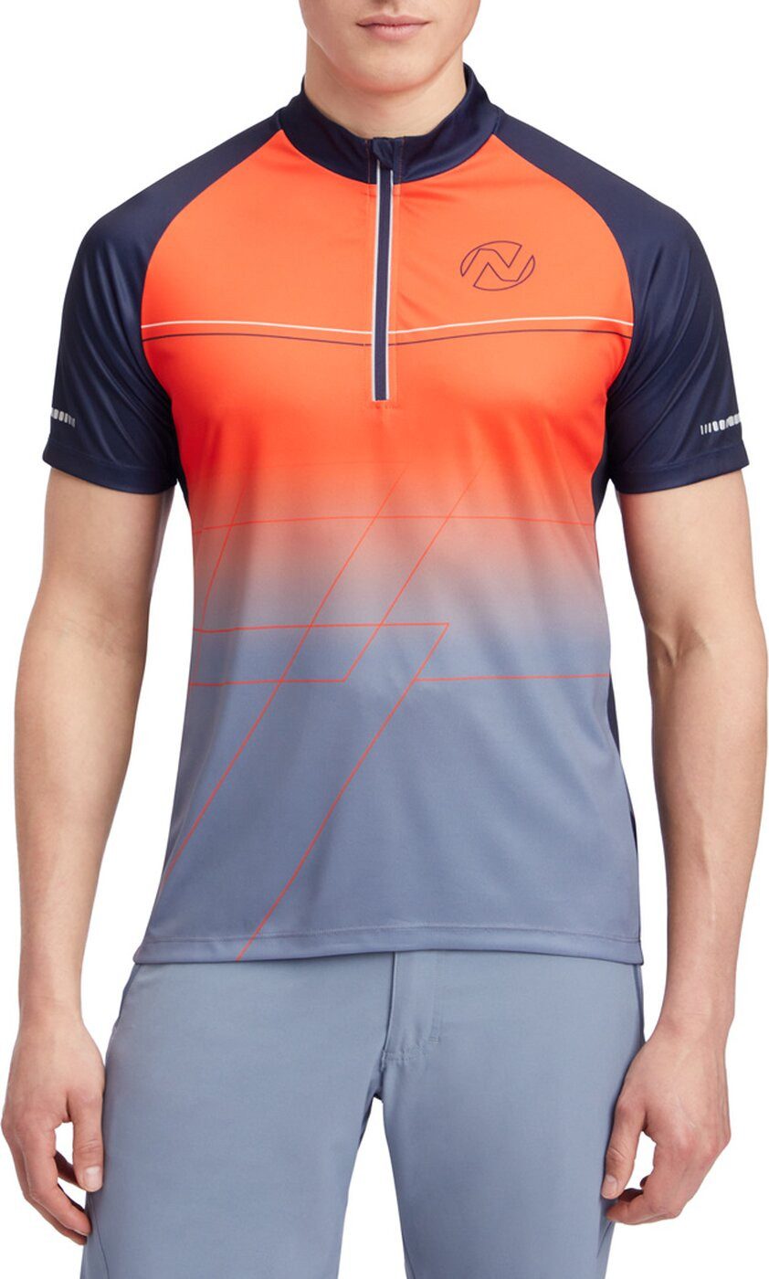 NAKAMURA Radtrikot He.-Fahrrad-Trikot Fedor II M BLUE DARK/RED
