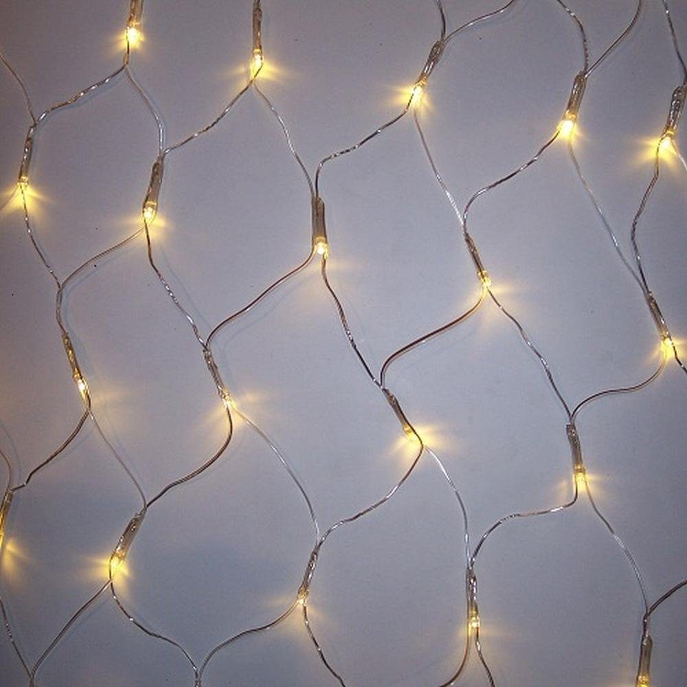 LED-Lichterkette BA11752 LED Lichternetz 128er warmweiß 3x3m Timer