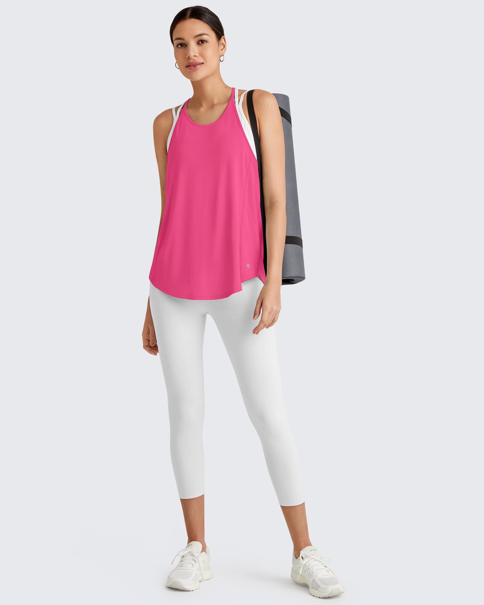 G4Free Tanktop G4Free Damen Sportliche Tanktops, leichte Laufshirts schnelltrocknend, Y-Rücken, lockere Passform, Laufshirts