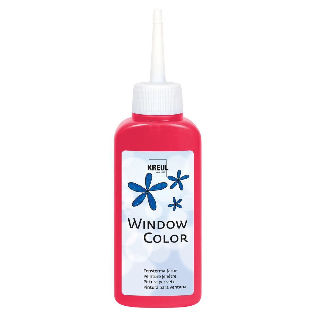 Wasserfarbe KREUL Window Color rubinrot 80ml Flasche