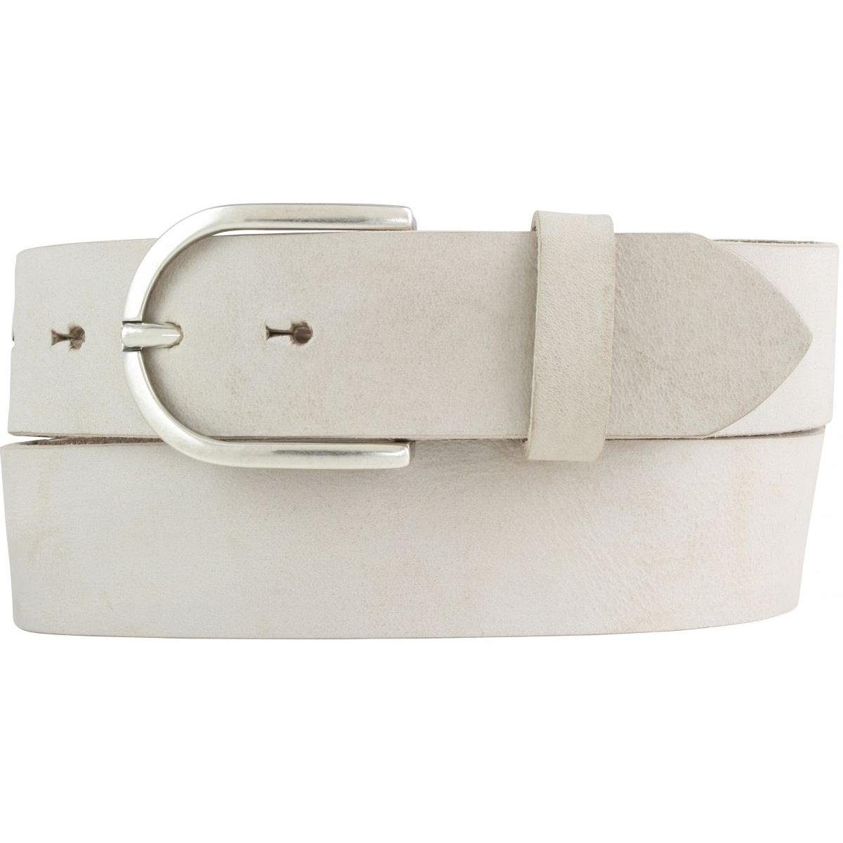 BELTINGER Ledergürtel Damen-Gürtel aus weichem Vollrindleder Vintage-Look 4 cm - Jeans-Gürte (1-St)